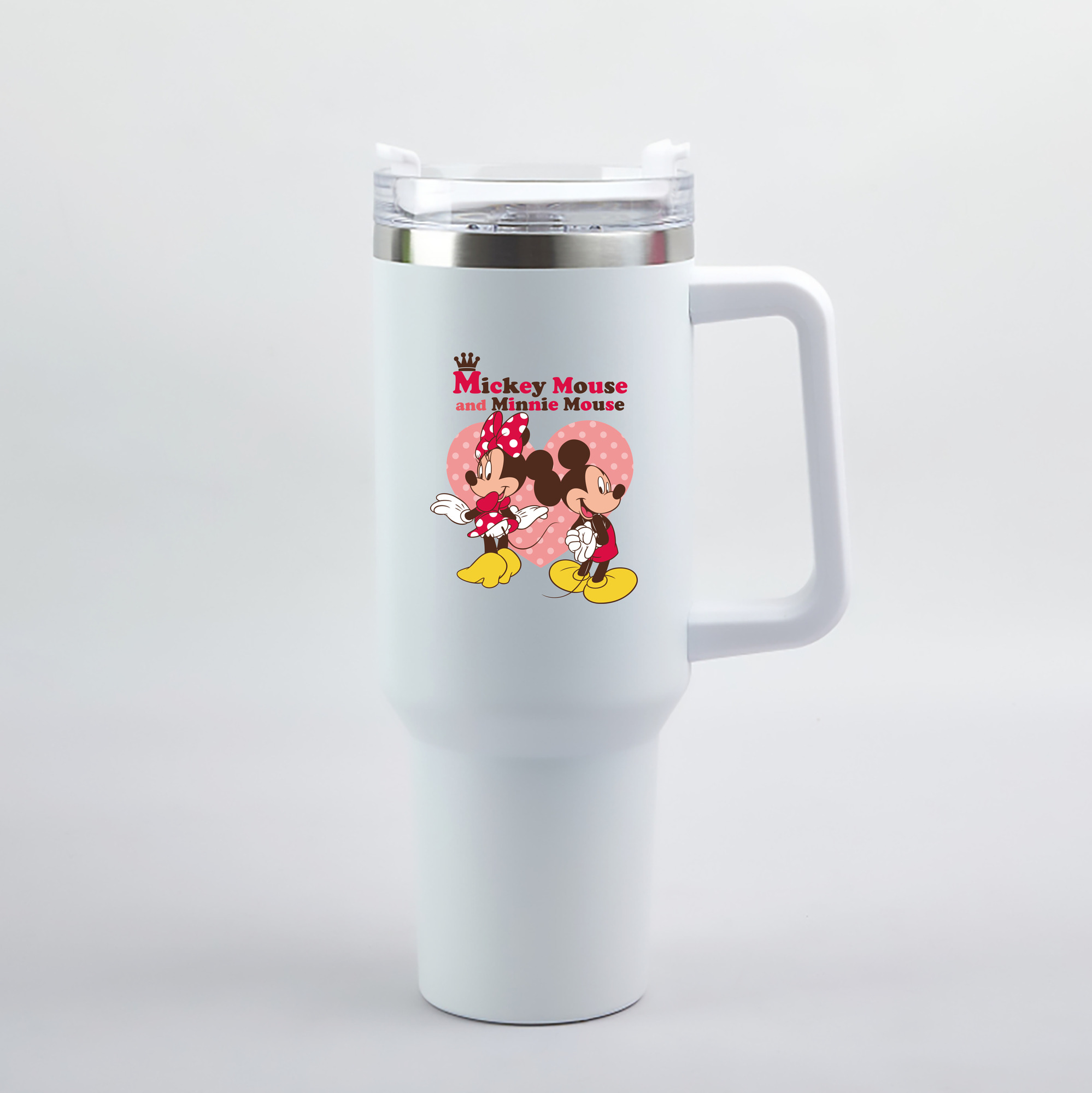 （画像用） ミッキーマウス Mickey Mouse 1200mL車用タンブラー（カラープリント）