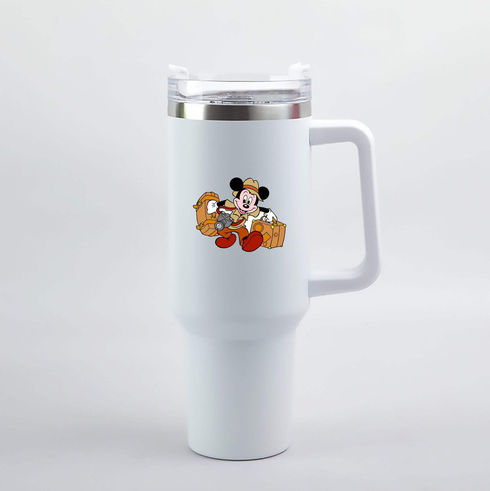 （画像用） ミッキーマウス Mickey Mouse 1200mL車用タンブラー（カラープリント）