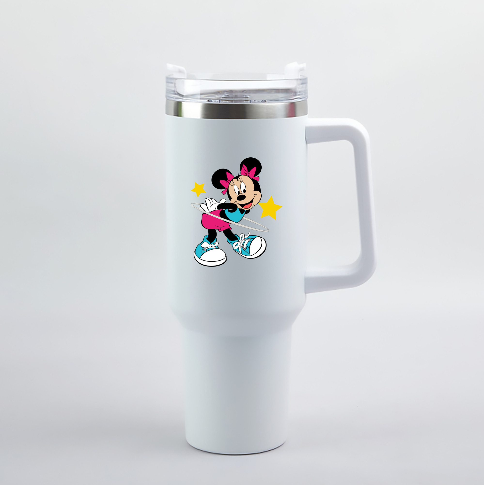 （画像用） ミッキーマウス Mickey Mouse 1200mL車用タンブラー（カラープリント）