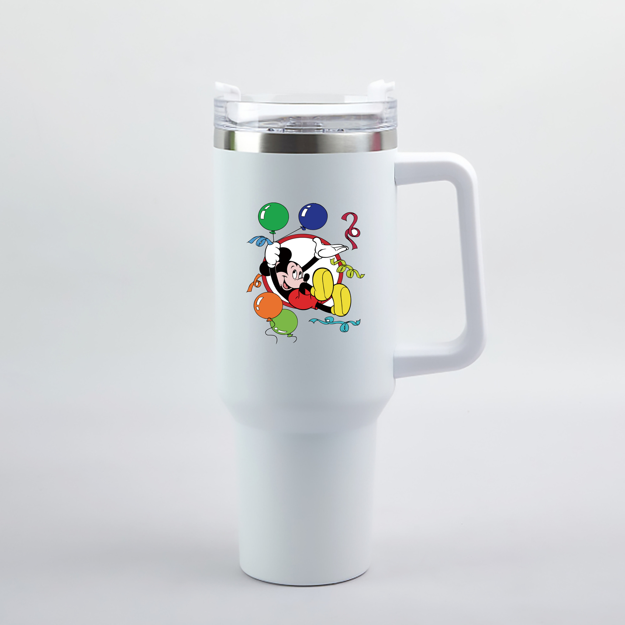 （画像用） ミッキーマウス Mickey Mouse 1200mL車用タンブラー（カラープリント）