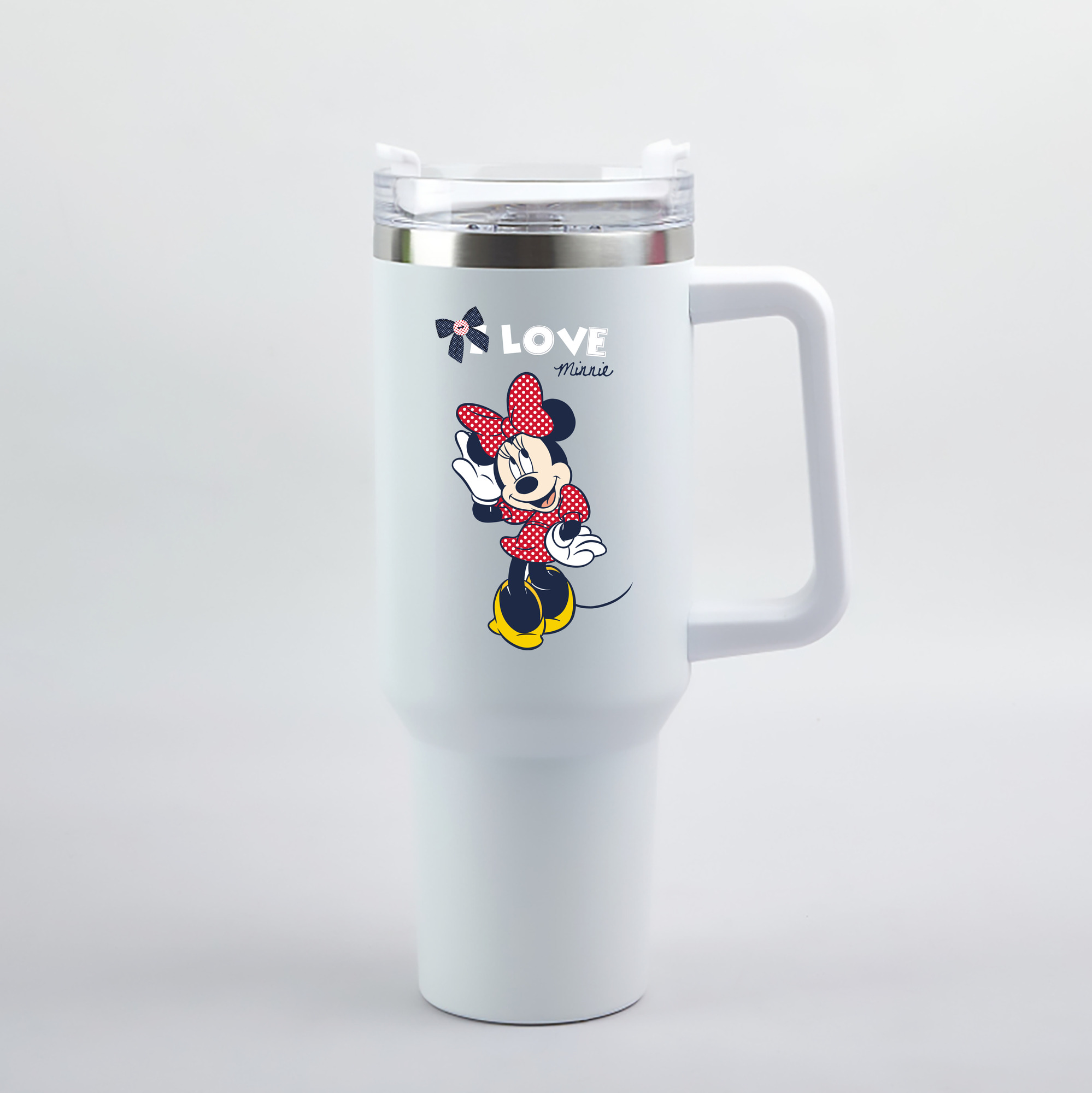 （画像用） ミッキーマウス Mickey Mouse 1200mL車用タンブラー（カラープリント）