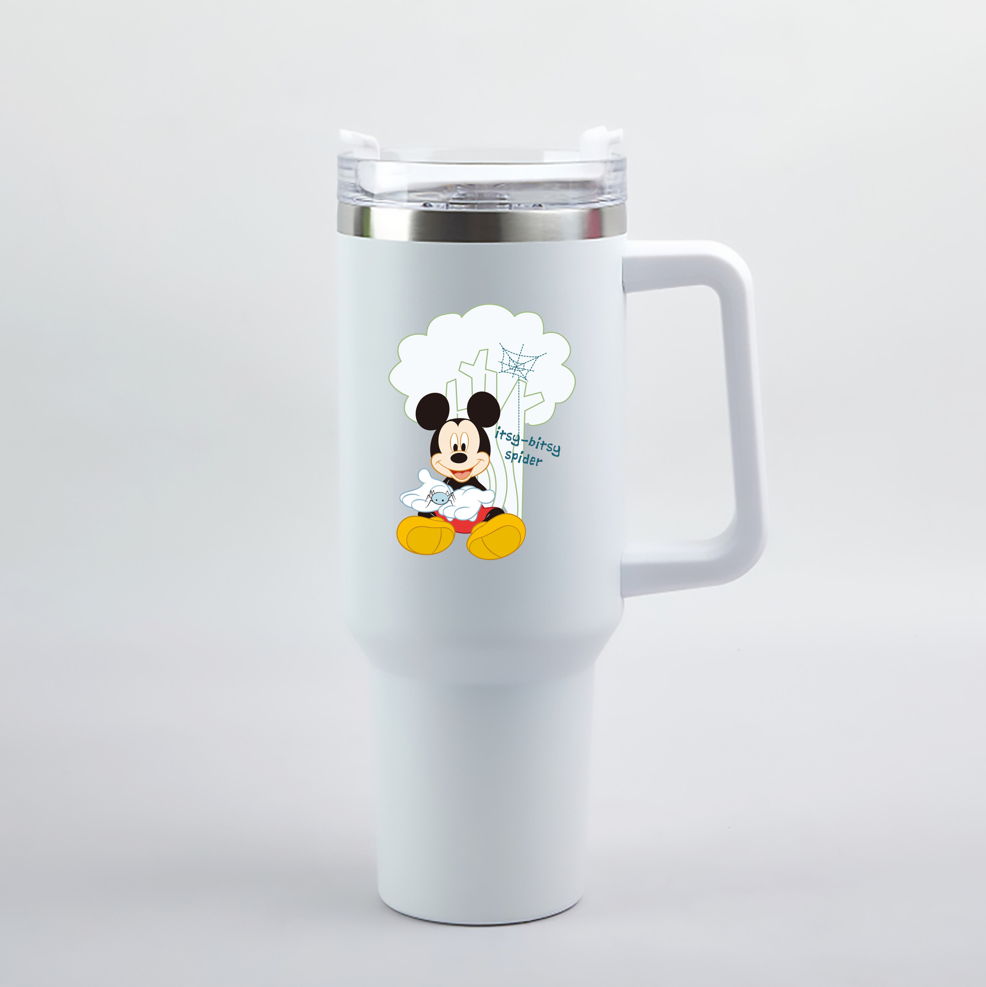 （画像用） ミッキーマウス Mickey Mouse 1200mL車用タンブラー（カラープリント）