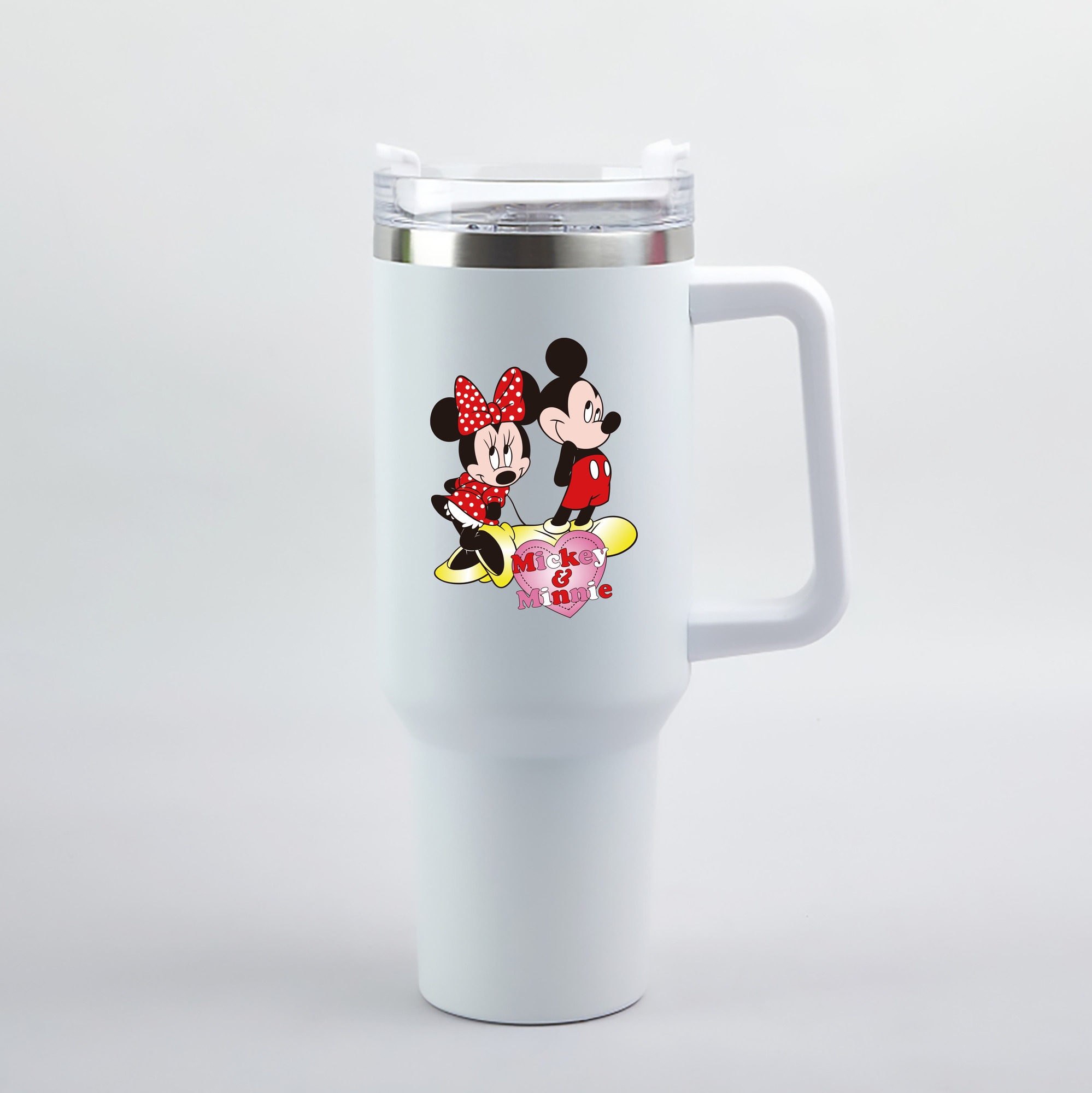 （画像用） ミッキーマウス Mickey Mouse 1200mL車用タンブラー（カラープリント）