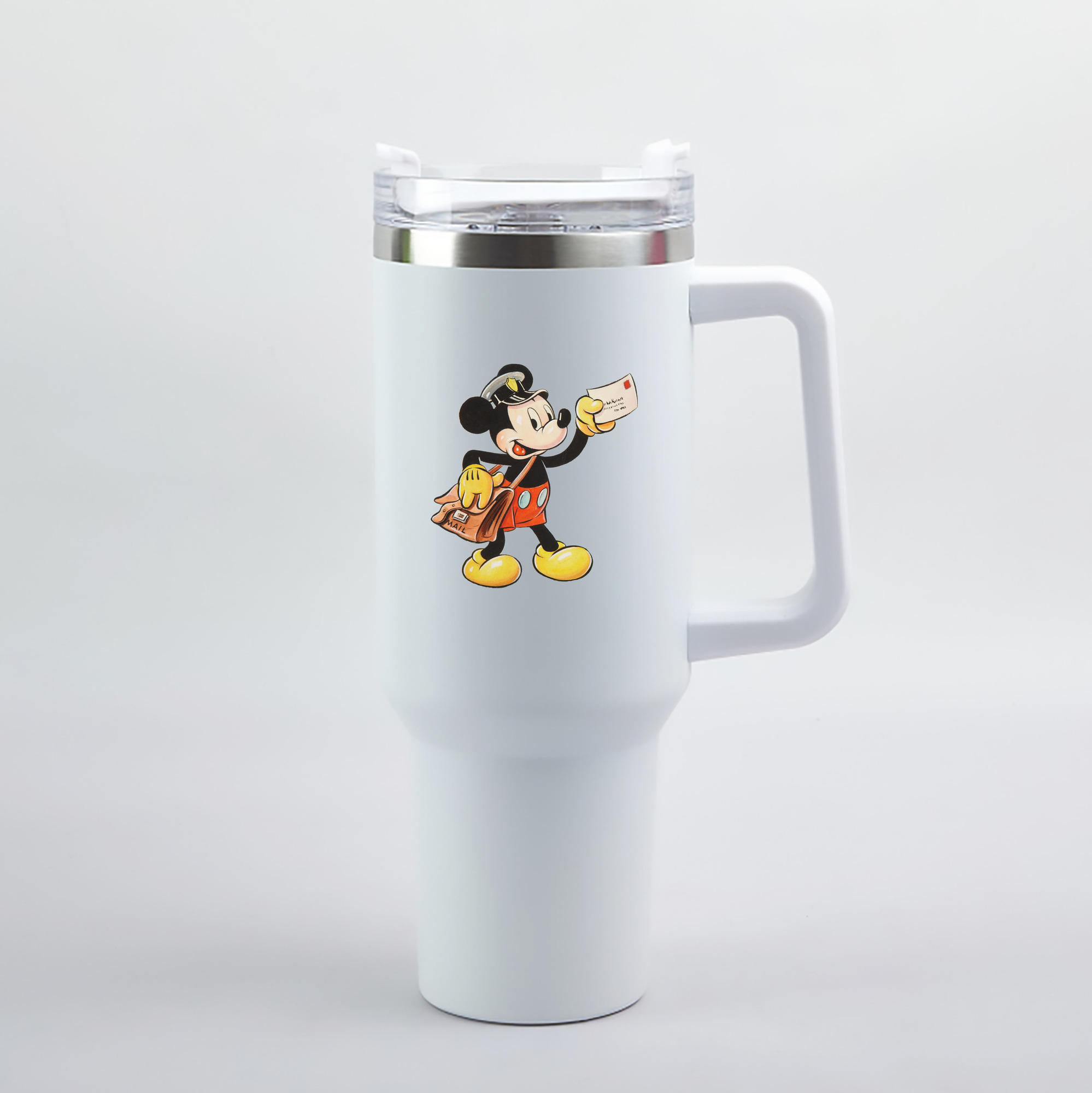 （画像用） ミッキーマウス Mickey Mouse 1200mL車用タンブラー（カラープリント）
