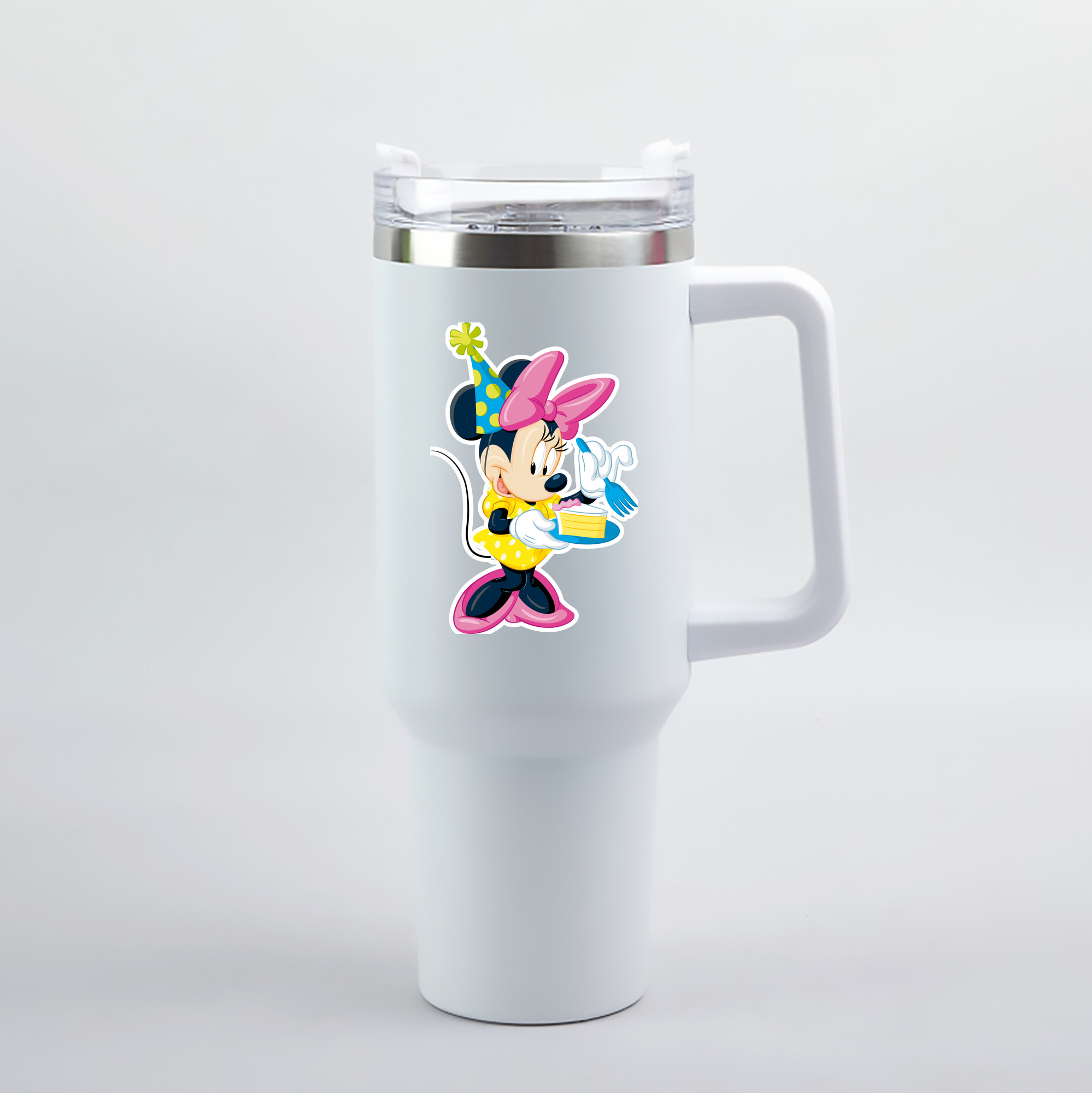 （画像用） ミッキーマウス Mickey Mouse 1200mL車用タンブラー（カラープリント）