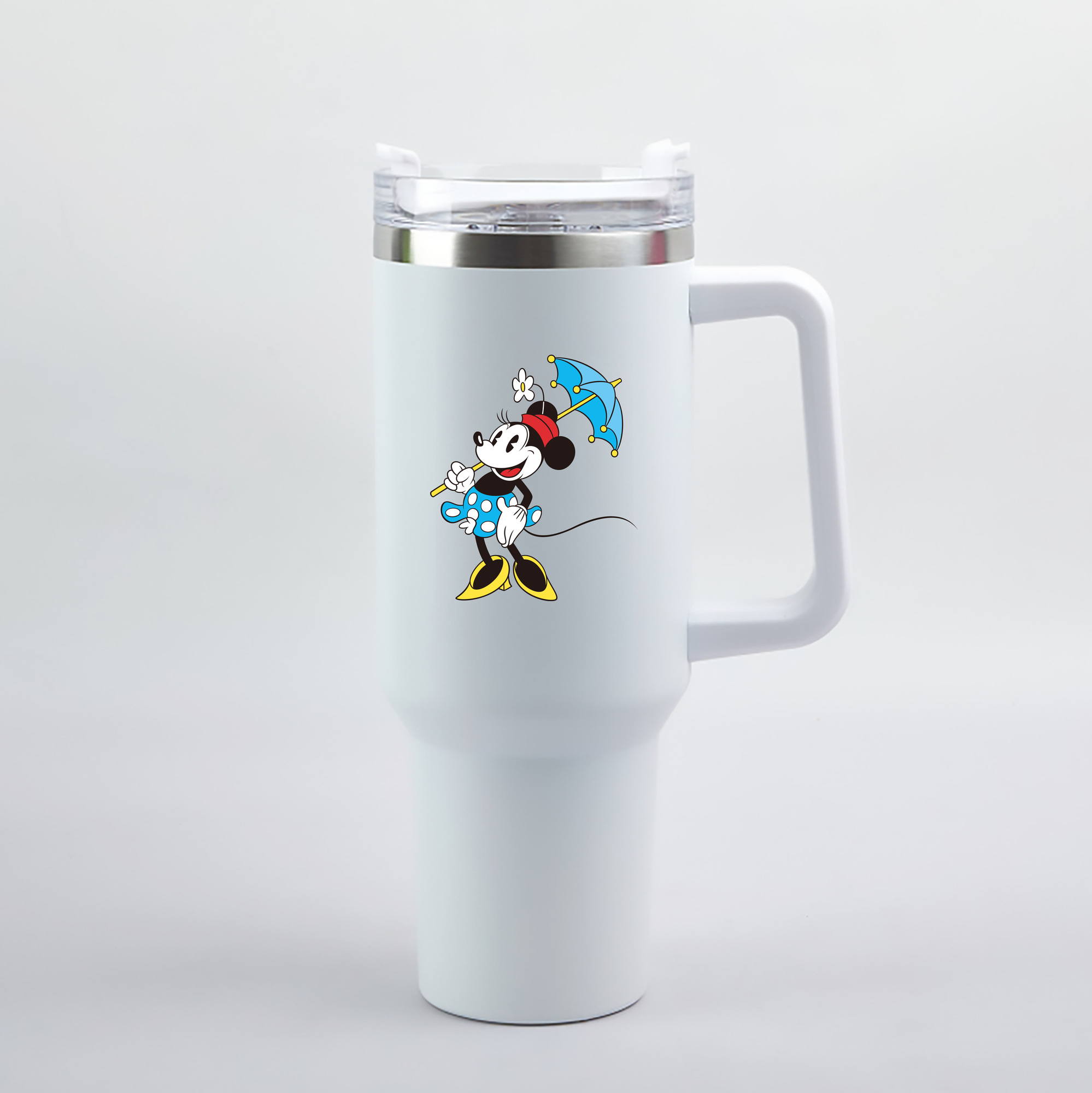 （画像用） ミッキーマウス Mickey Mouse 1200mL車用タンブラー（カラープリント）
