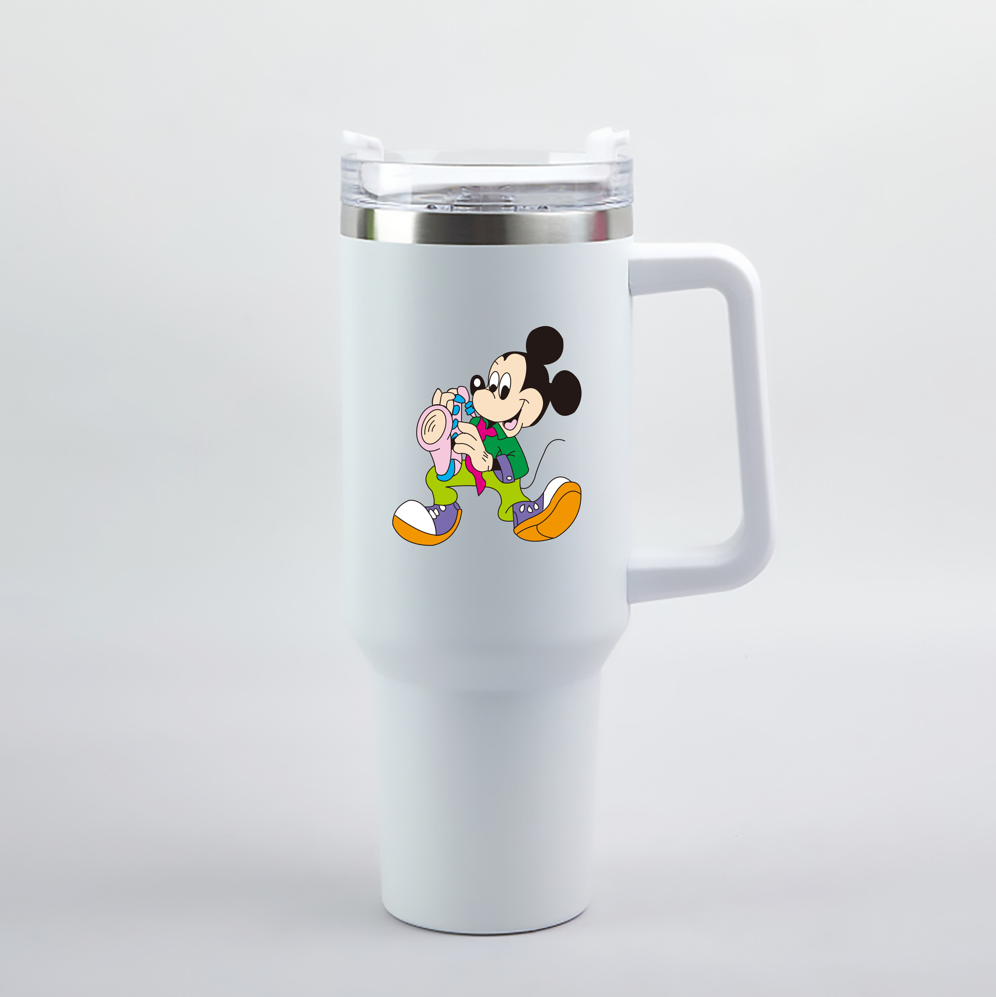 （画像用） ミッキーマウス Mickey Mouse 1200mL車用タンブラー（カラープリント）