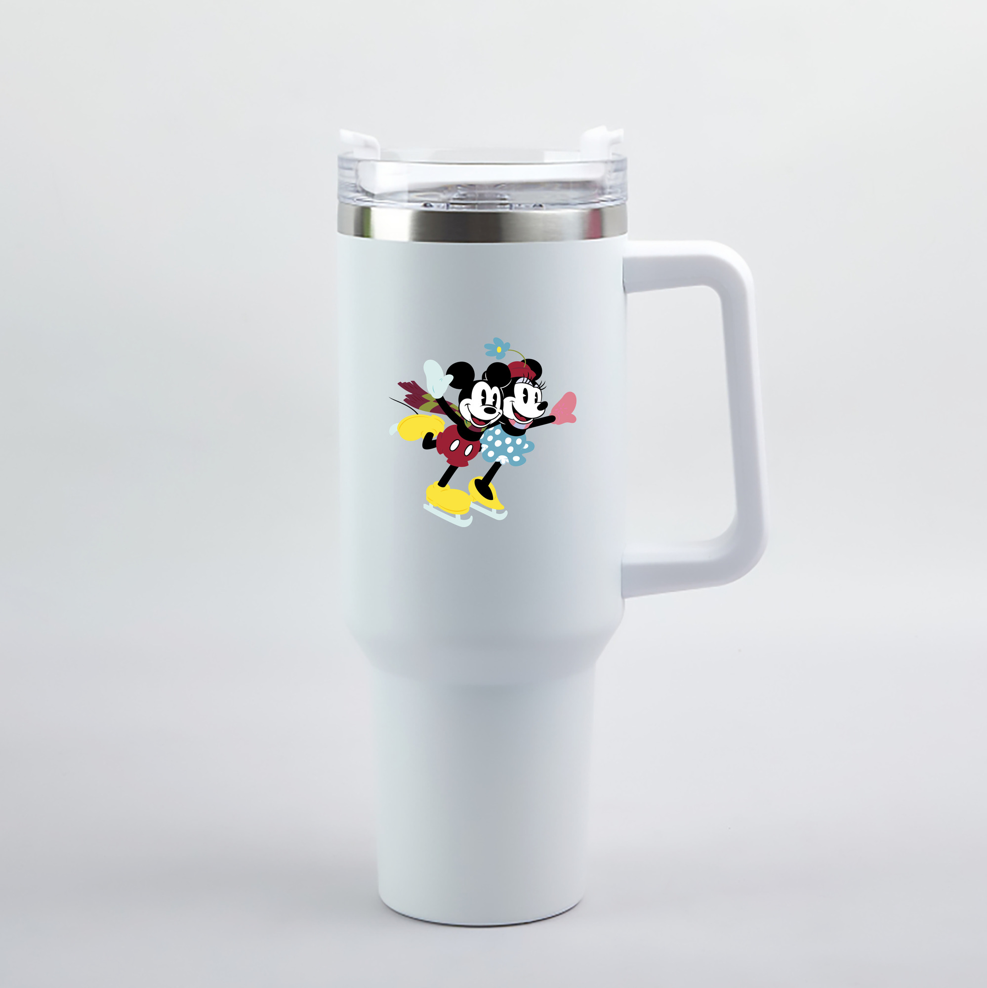 （画像用） ミッキーマウス Mickey Mouse 1200mL車用タンブラー（カラープリント）