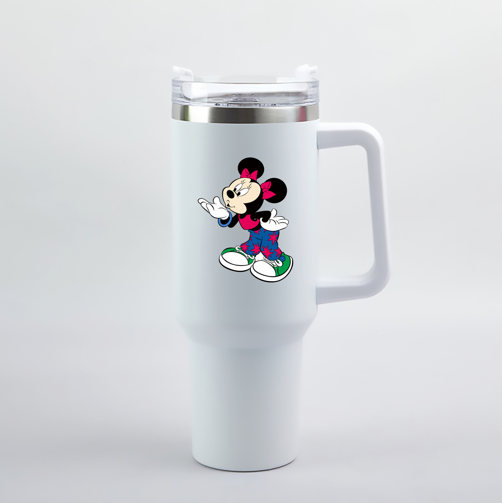 （画像用） ミッキーマウス Mickey Mouse 1200mL車用タンブラー（カラープリント）