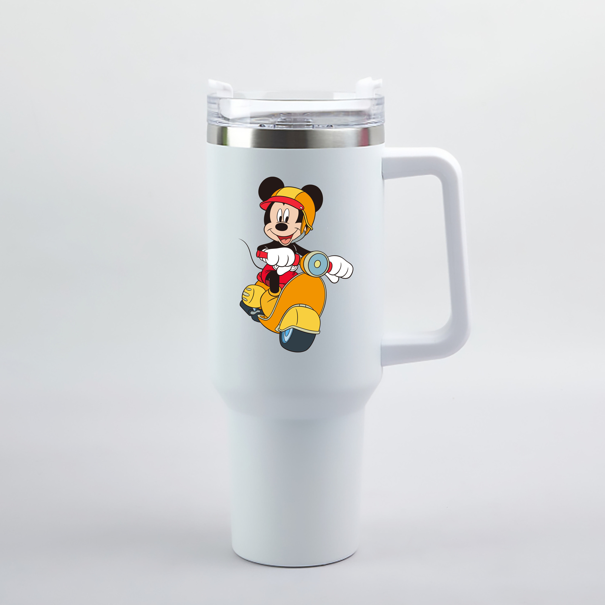 （画像用） ミッキーマウス Mickey Mouse 1200mL車用タンブラー（カラープリント）