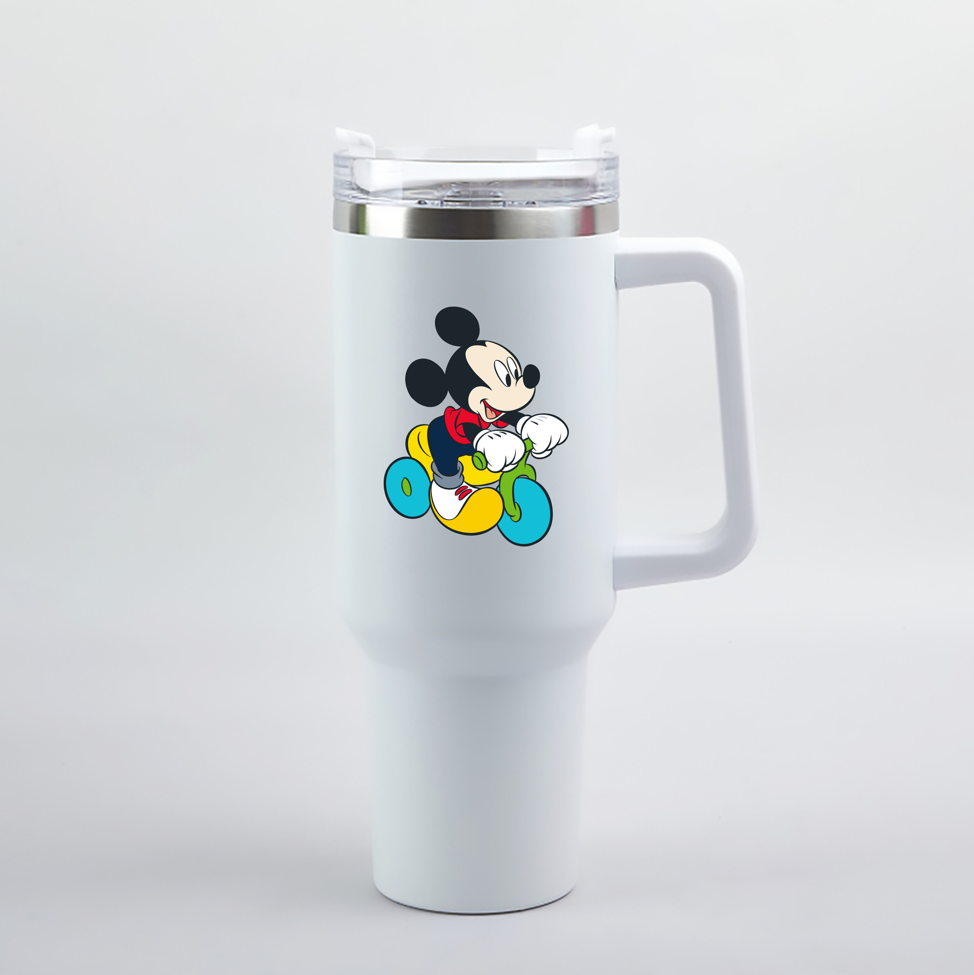 （画像用） ミッキーマウス Mickey Mouse 1200mL車用タンブラー（カラープリント）