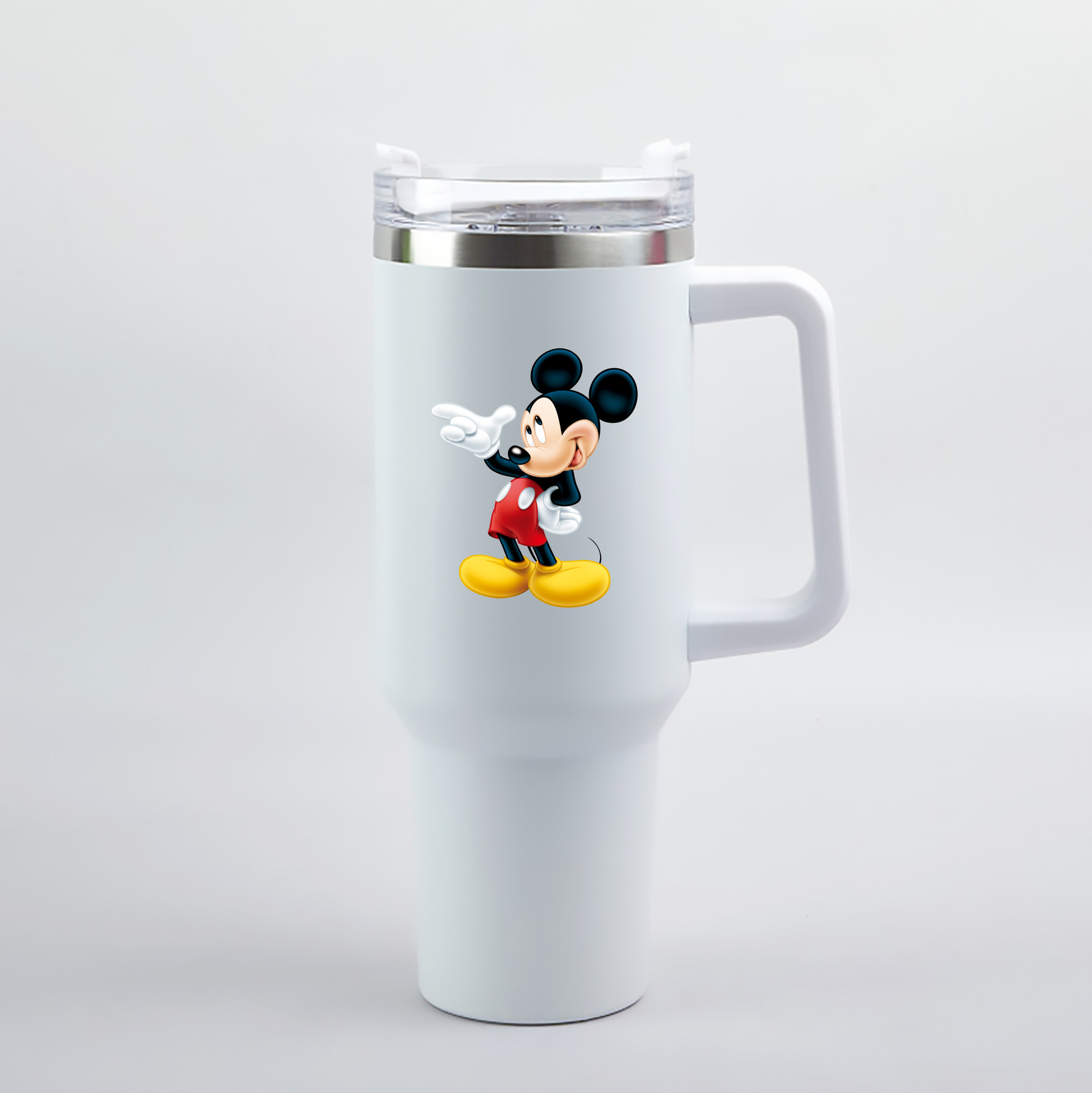 （画像用） ミッキーマウス Mickey Mouse 1200mL車用タンブラー（カラープリント）