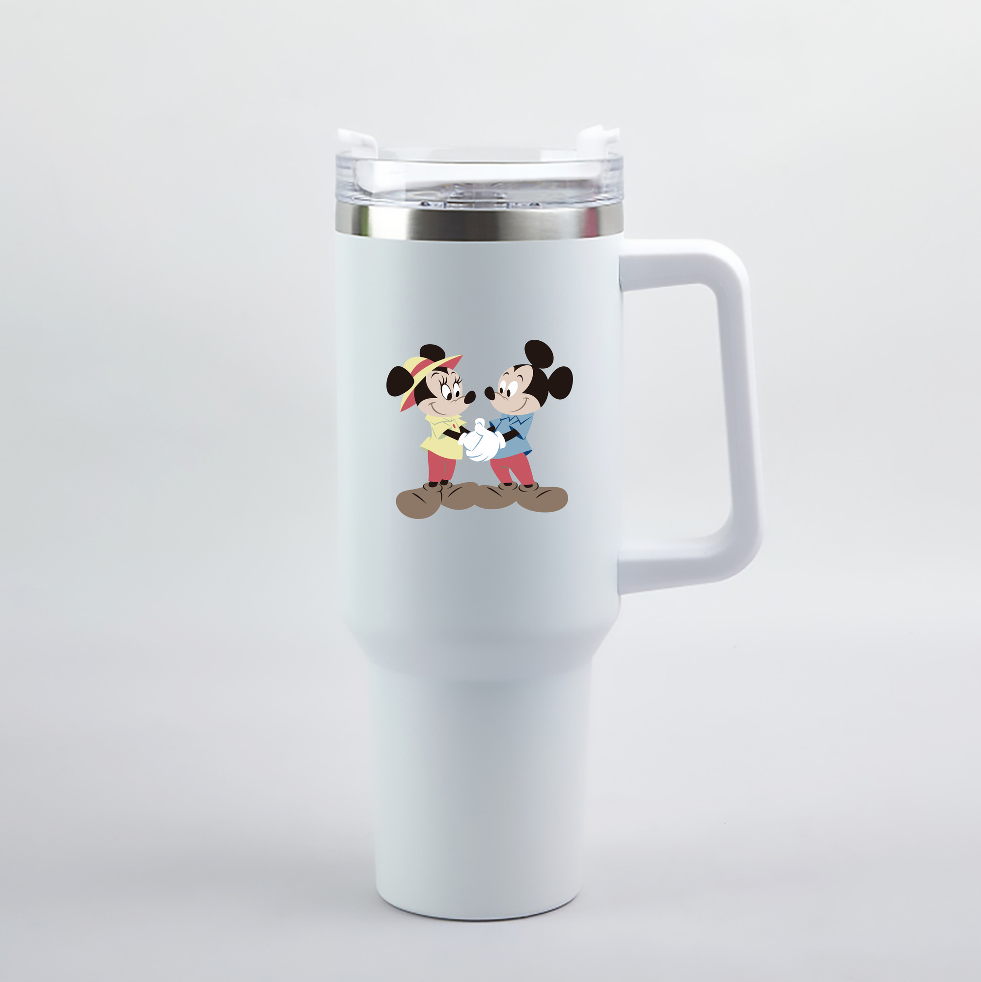 （画像用） ミッキーマウス Mickey Mouse 1200mL車用タンブラー（カラープリント）
