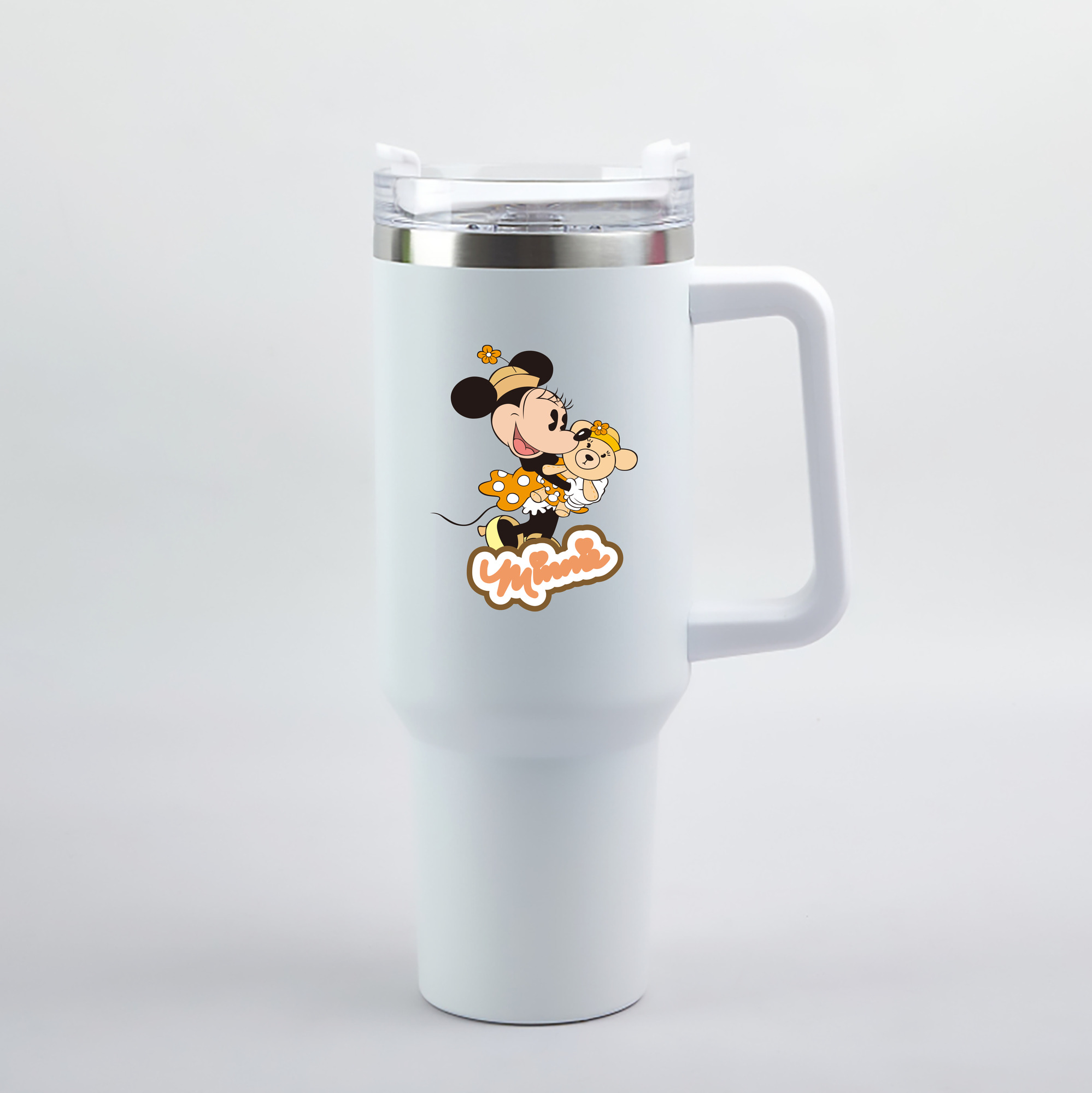 （画像用） ミッキーマウス Mickey Mouse 1200mL車用タンブラー（カラープリント）
