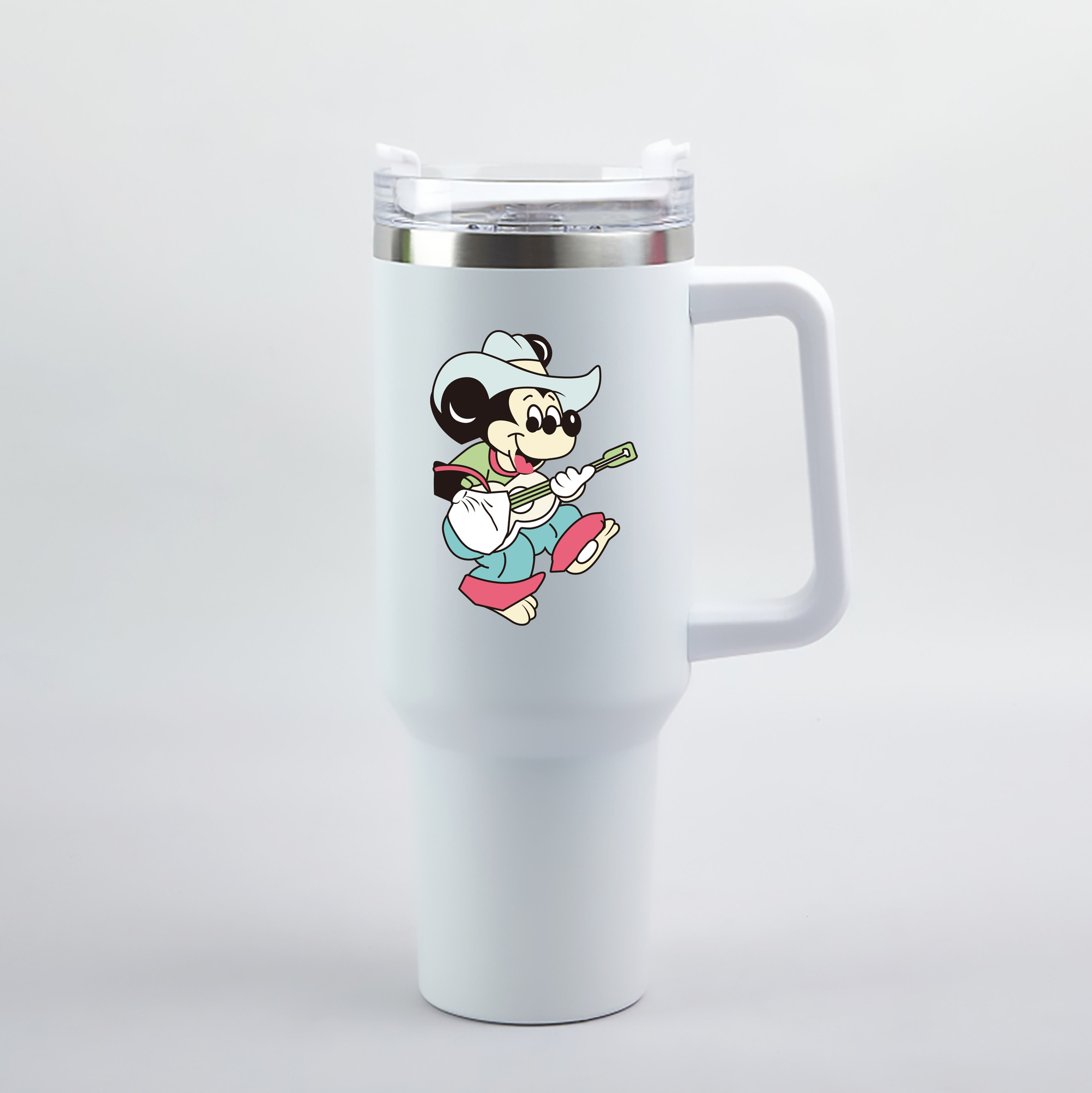 （画像用） ミッキーマウス Mickey Mouse 1200mL車用タンブラー（カラープリント）