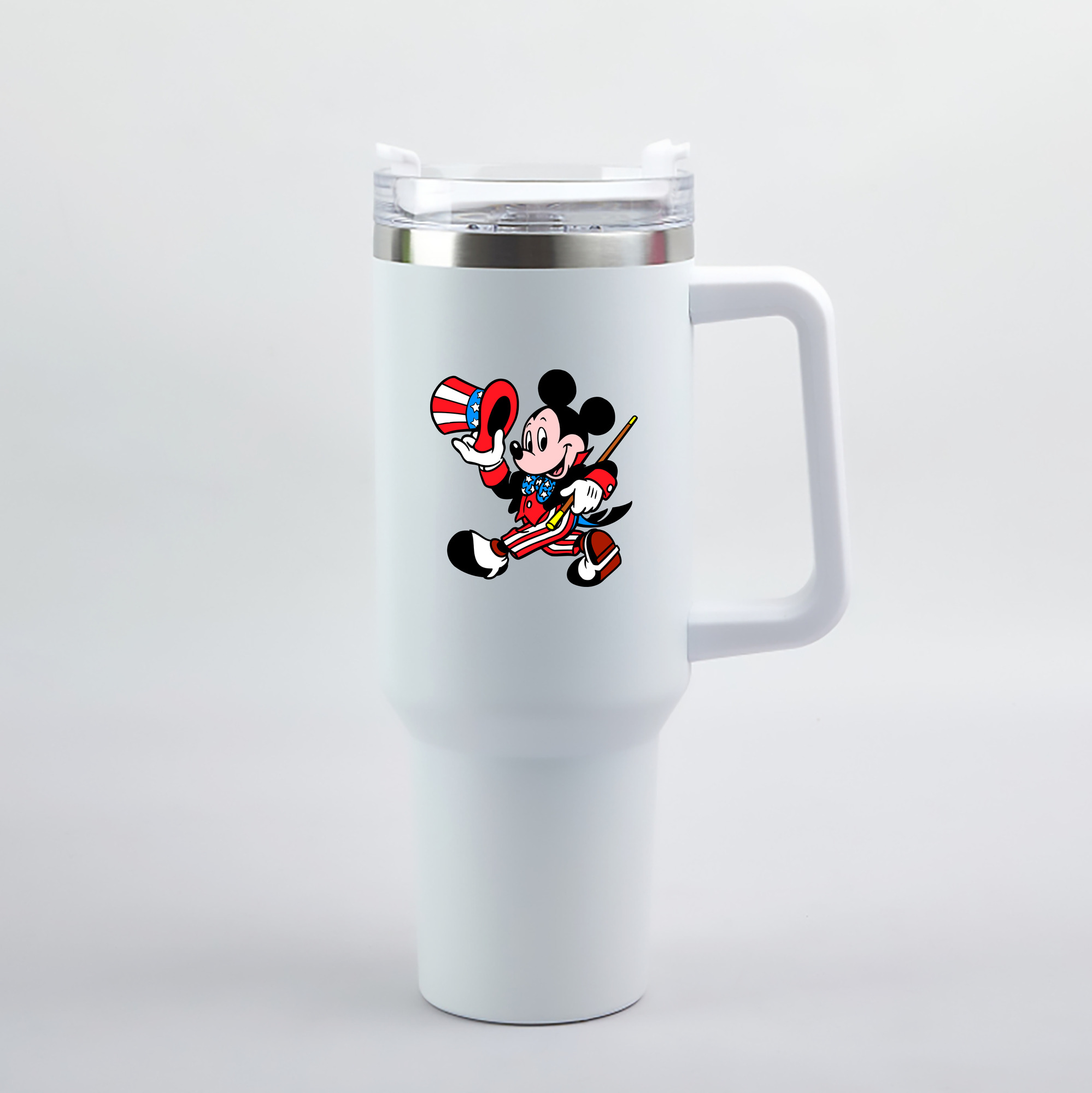 （画像用） ミッキーマウス Mickey Mouse 1200mL車用タンブラー（カラープリント）