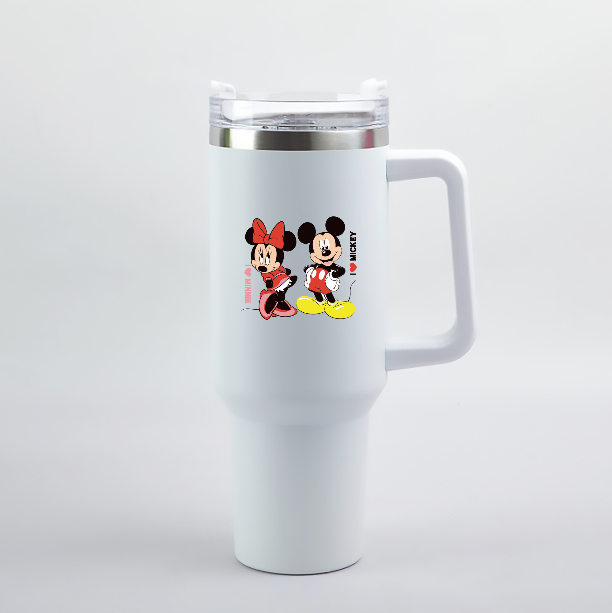 （画像用） ミッキーマウス Mickey Mouse 1200mL車用タンブラー（カラープリント）
