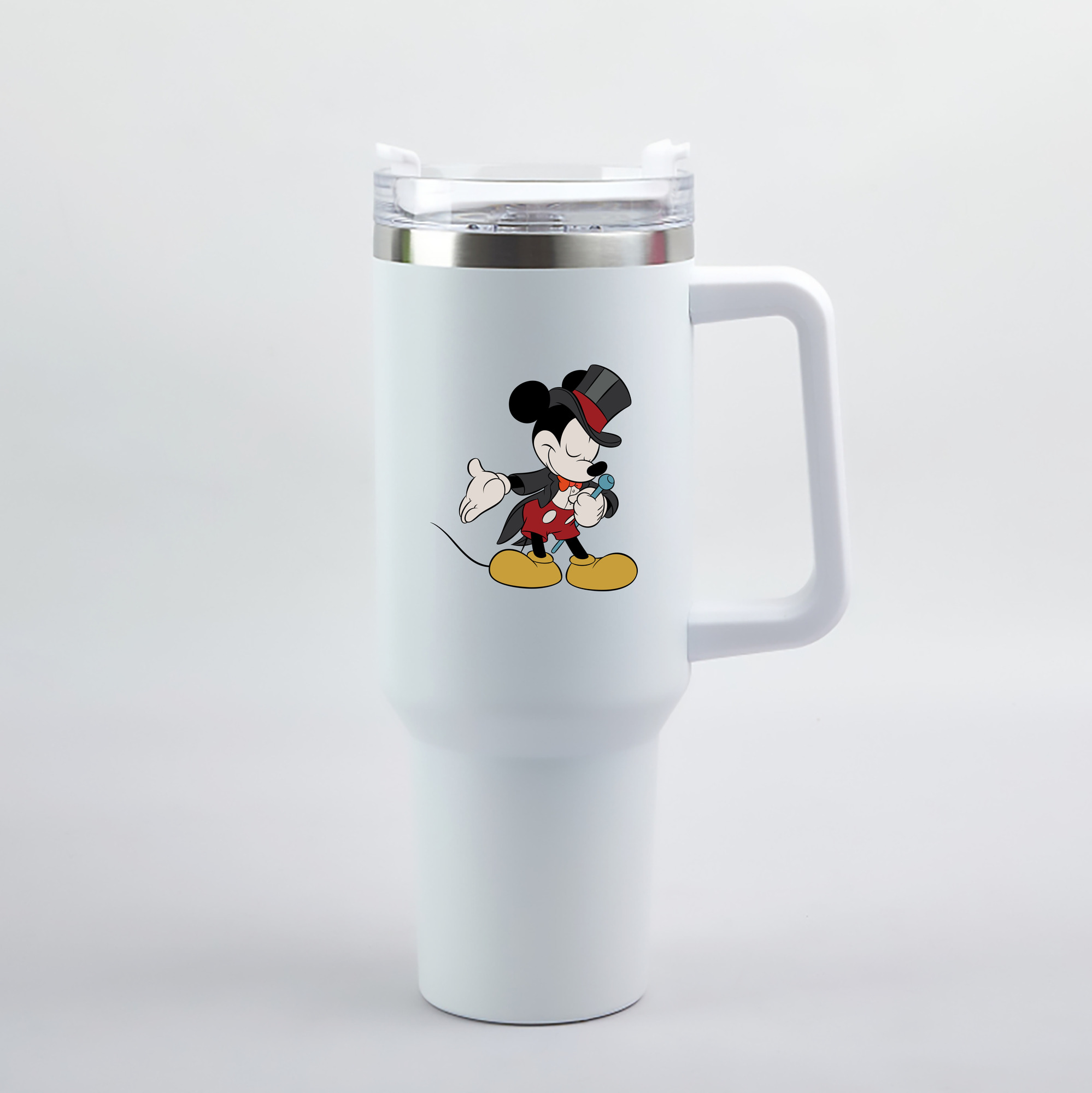 （画像用） ミッキーマウス Mickey Mouse 1200mL車用タンブラー（カラープリント）