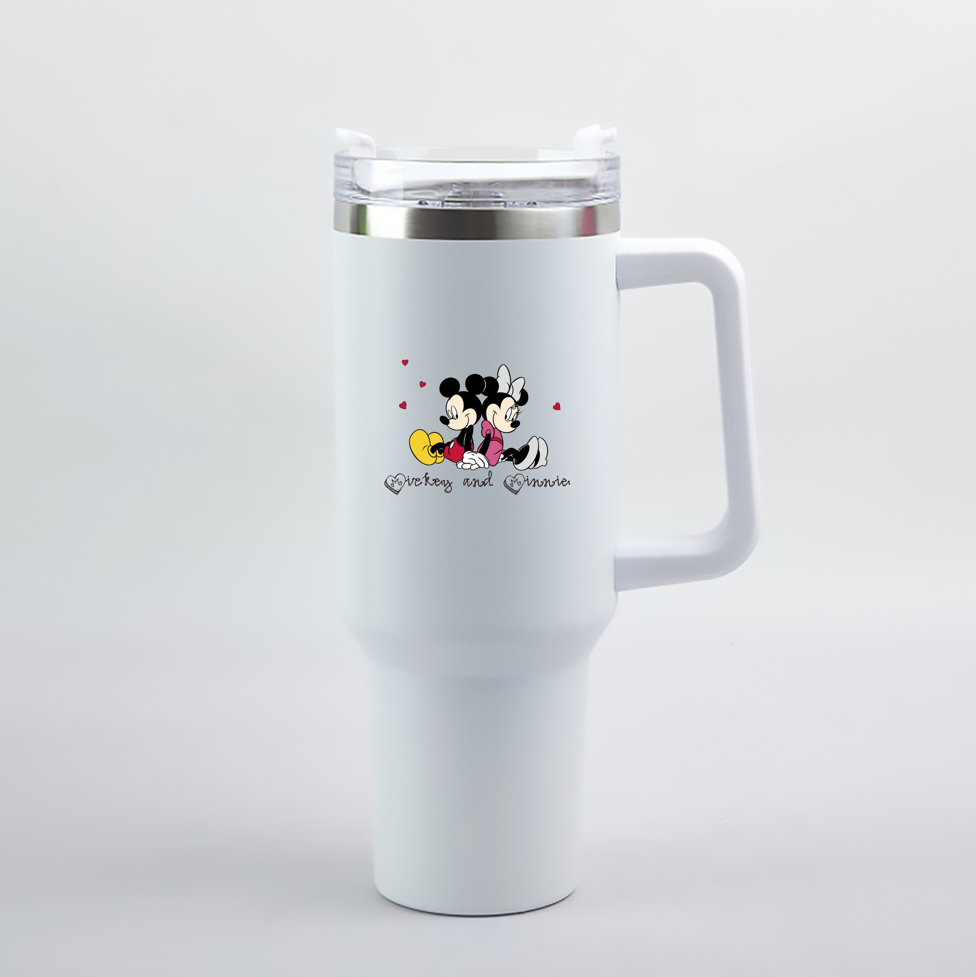 （画像用） ミッキーマウス Mickey Mouse 1200mL車用タンブラー（カラープリント）