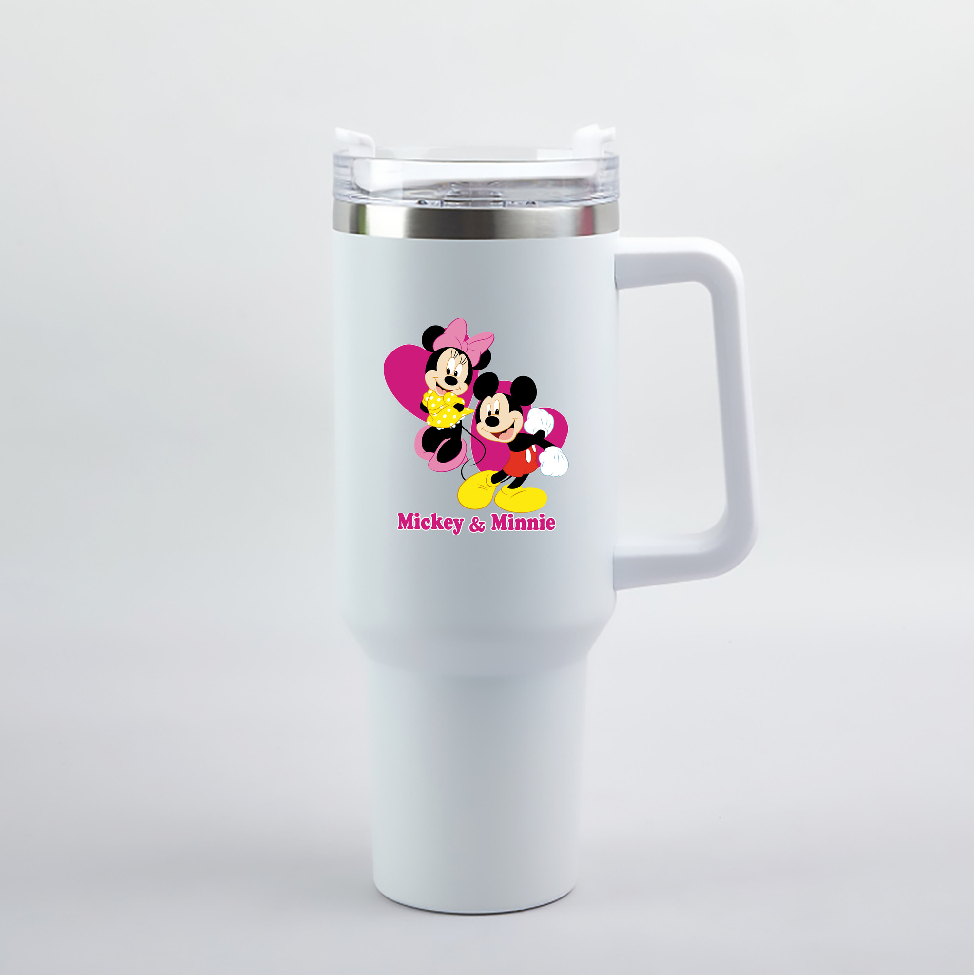 （画像用） ミッキーマウス Mickey Mouse 1200mL車用タンブラー（カラープリント）