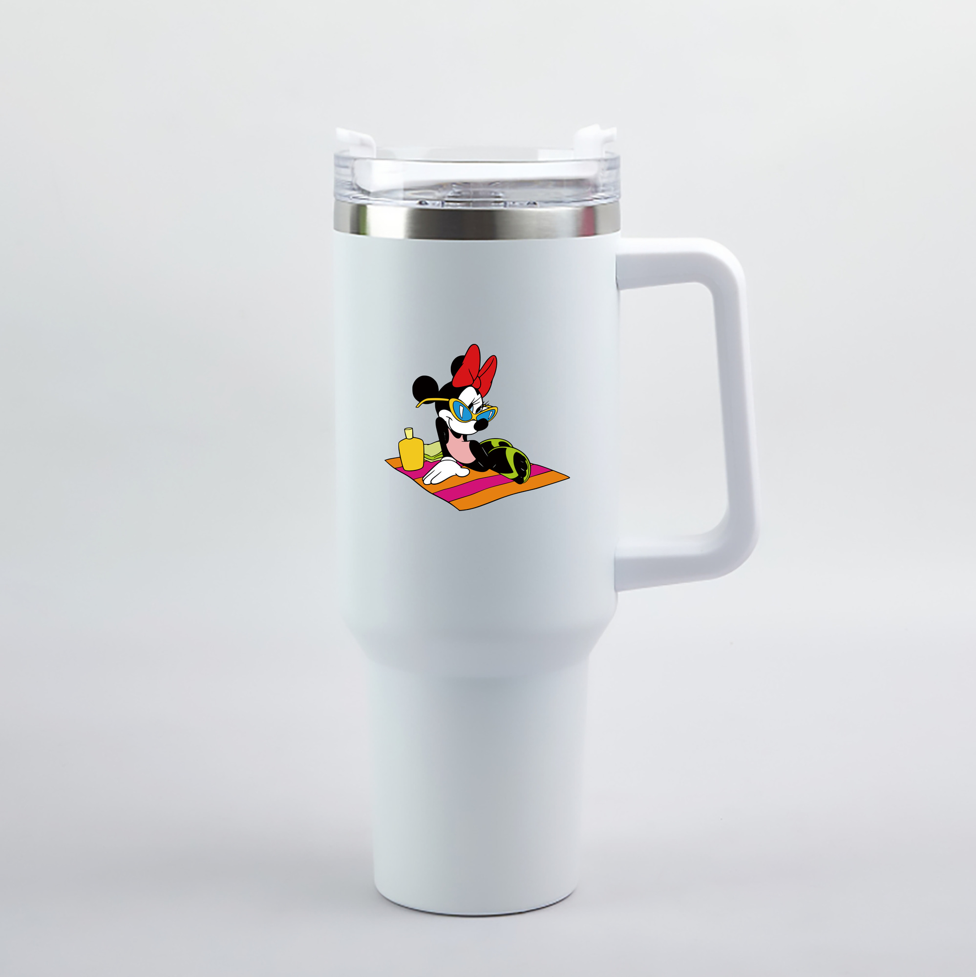 （画像用） ミッキーマウス Mickey Mouse 1200mL車用タンブラー（カラープリント）