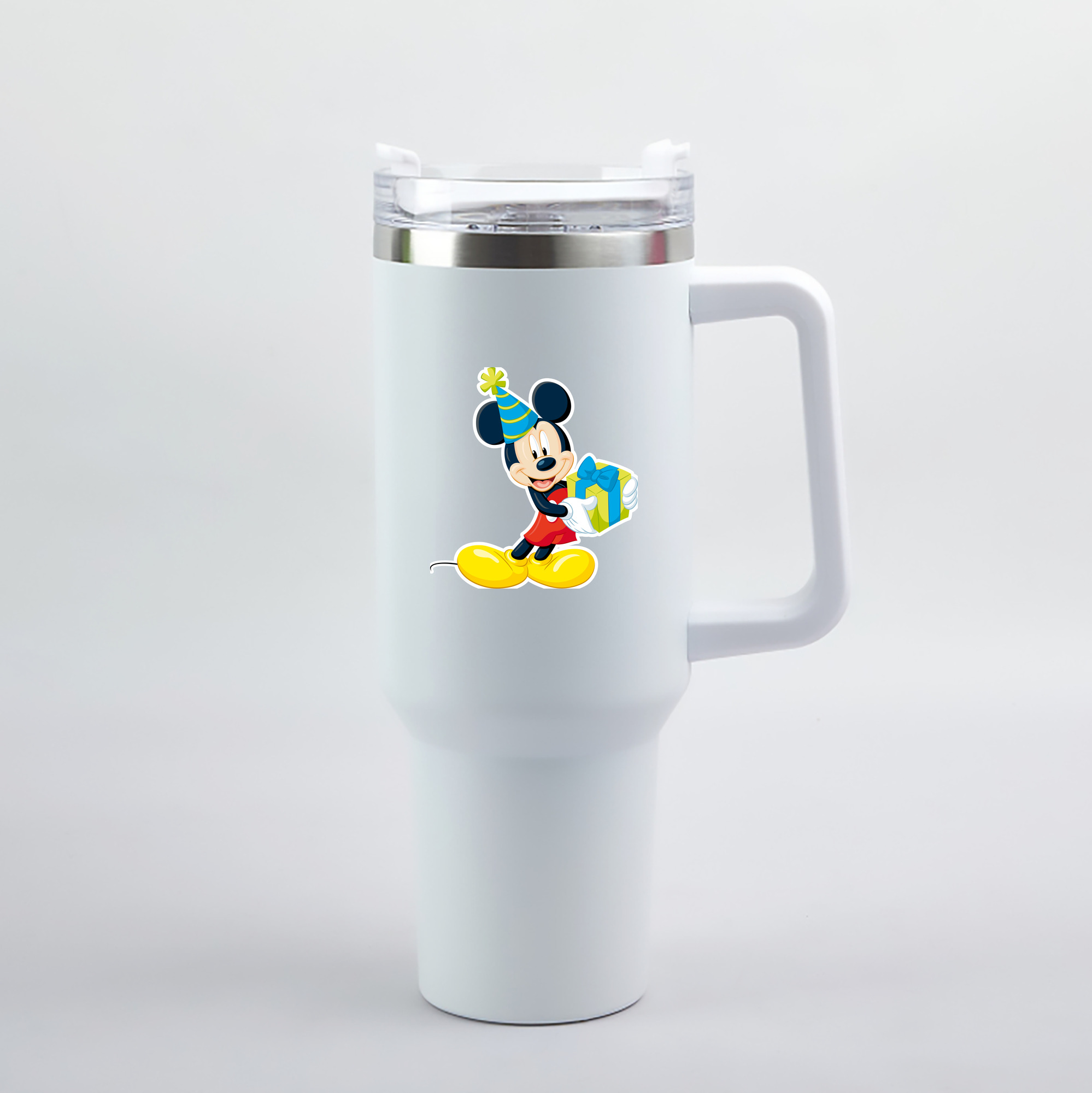 （画像用） ミッキーマウス Mickey Mouse 1200mL車用タンブラー（カラープリント）