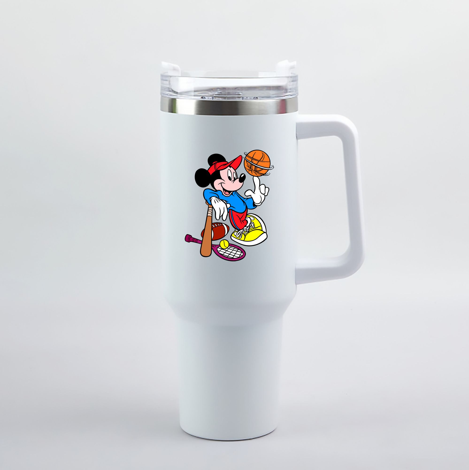 （画像用） ミッキーマウス Mickey Mouse 1200mL車用タンブラー（カラープリント）