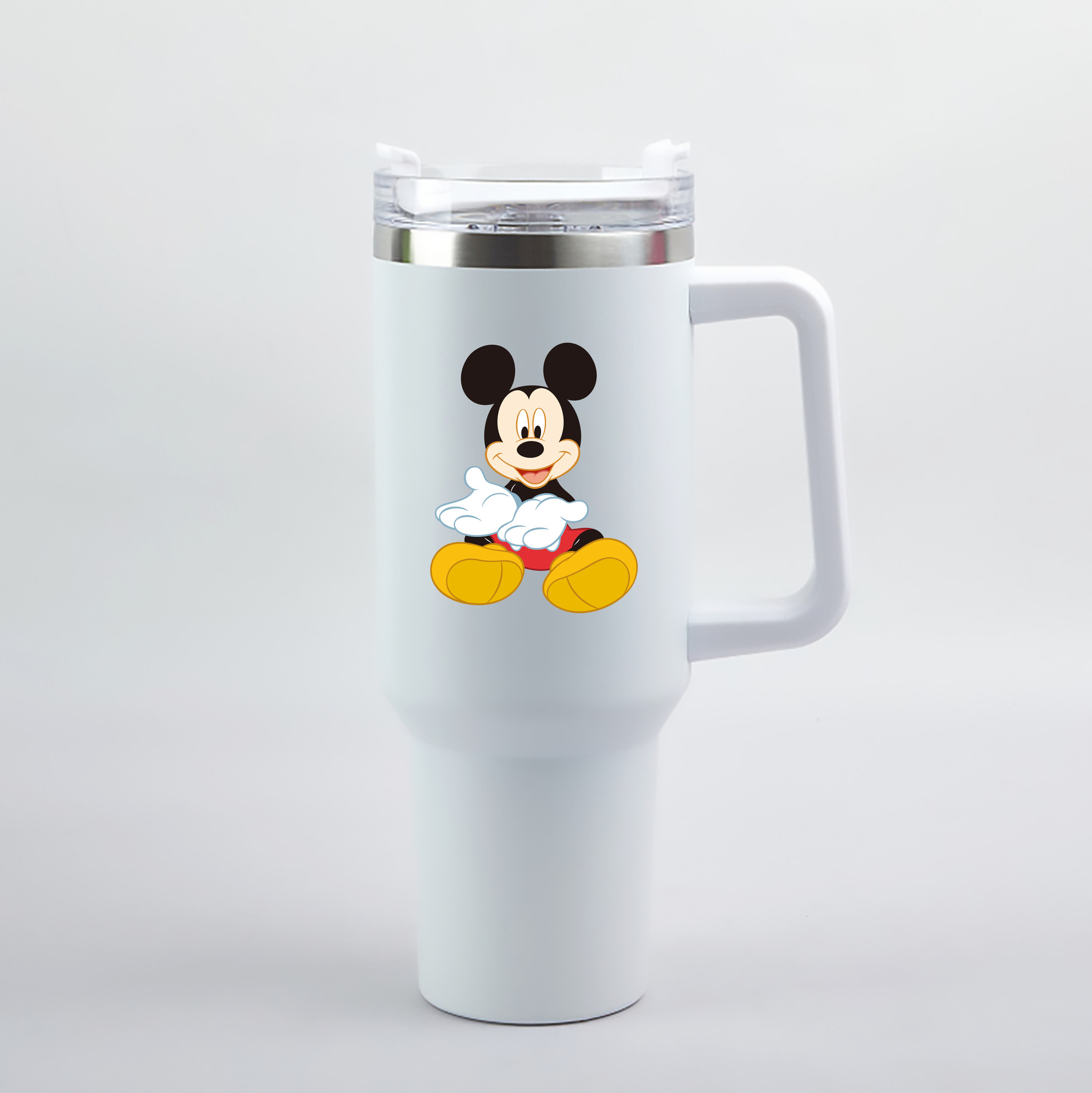 （画像用） ミッキーマウス Mickey Mouse 1200mL車用タンブラー（カラープリント）