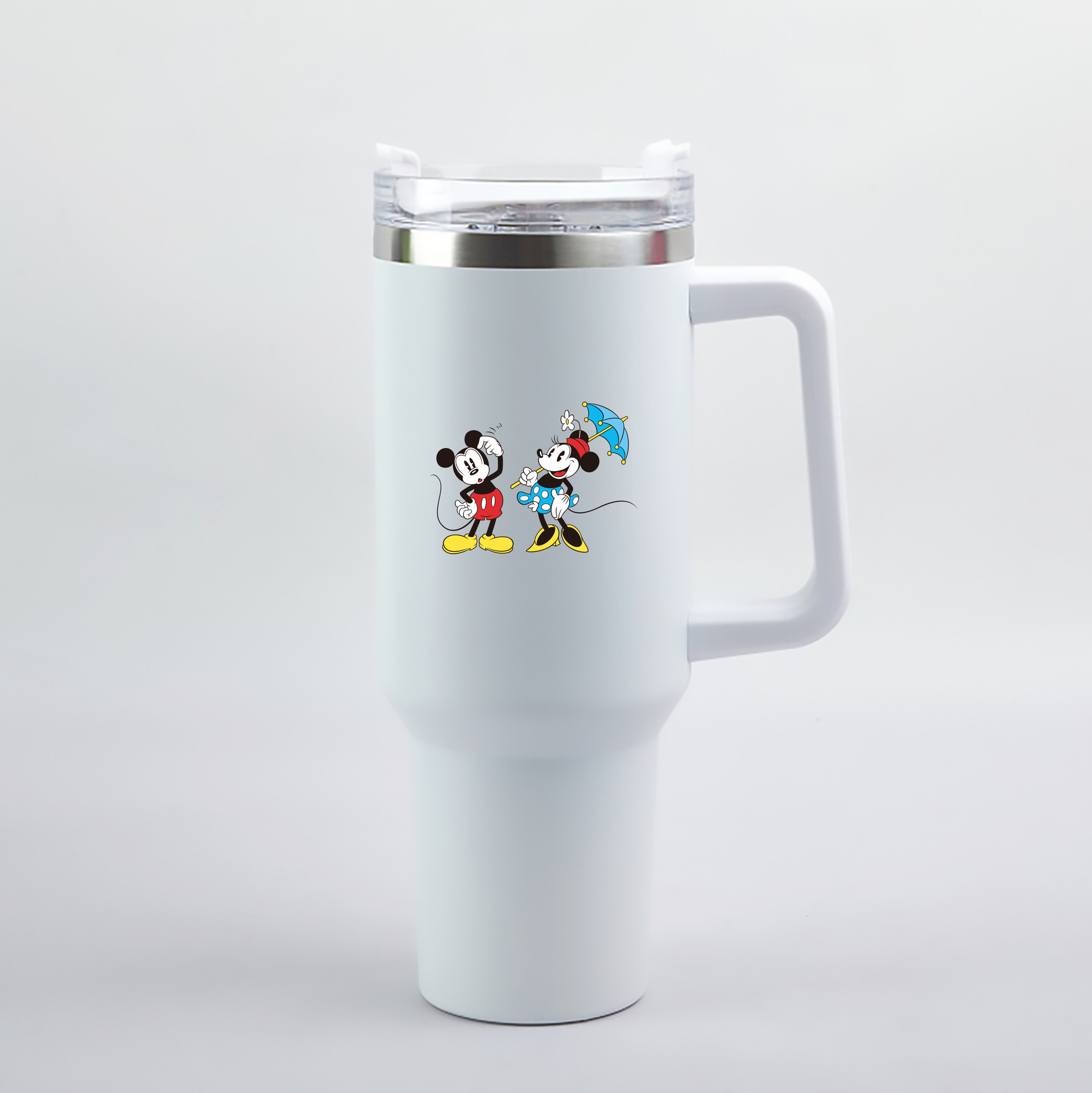 （画像用） ミッキーマウス Mickey Mouse 1200mL車用タンブラー（カラープリント）