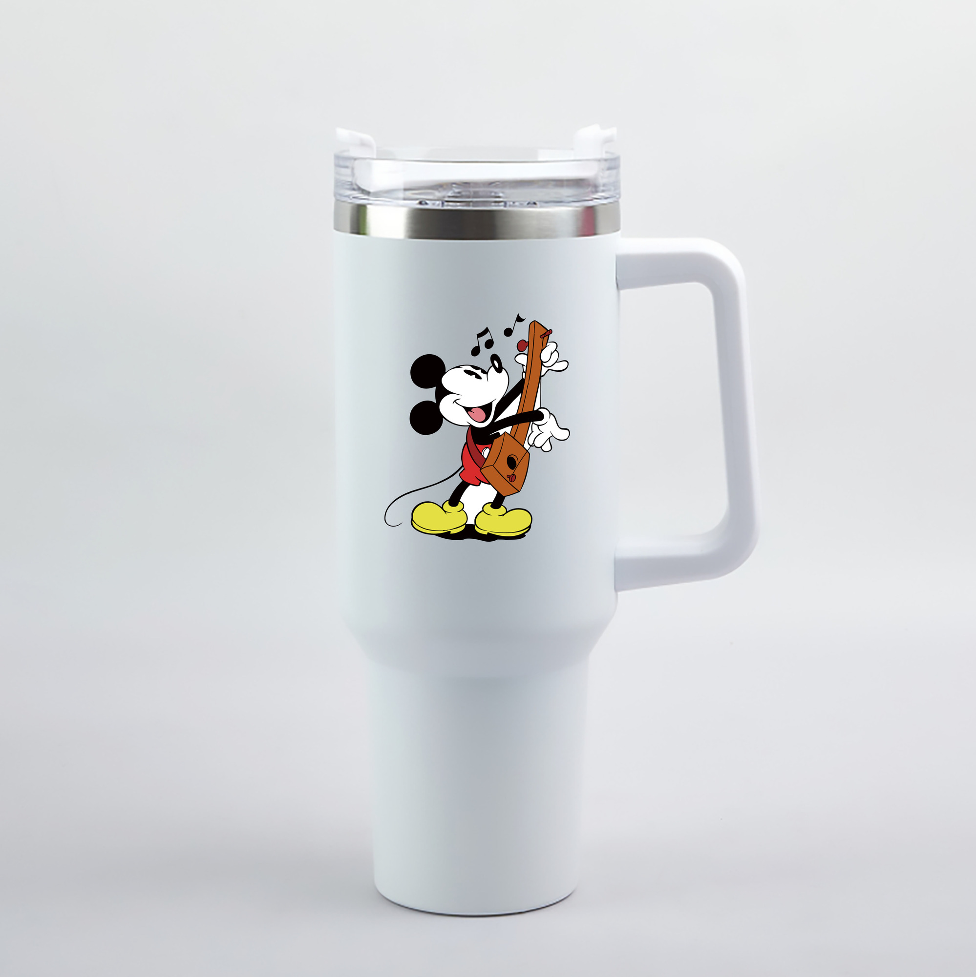 （画像用） ミッキーマウス Mickey Mouse 1200mL車用タンブラー（カラープリント）