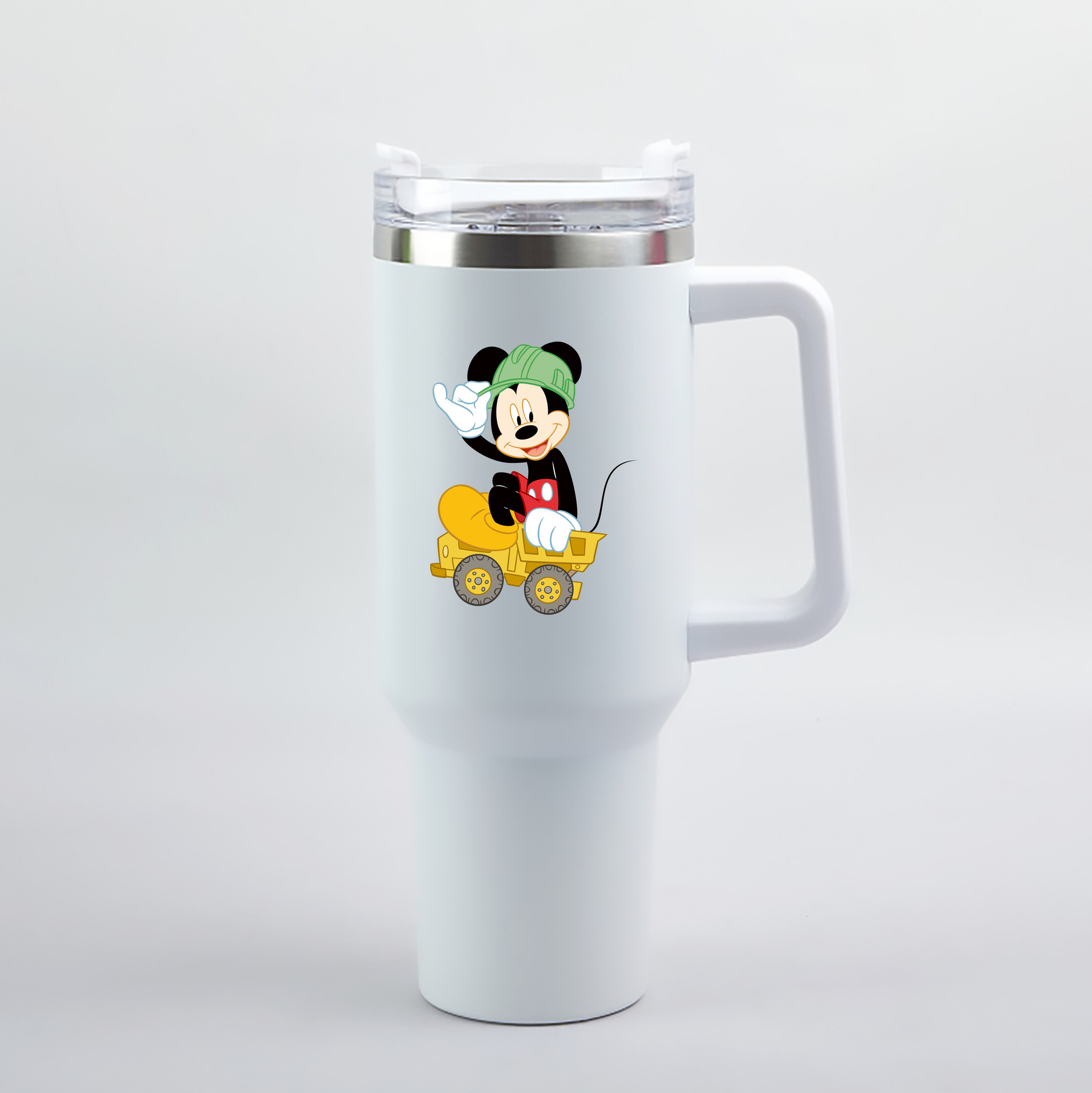 （画像用） ミッキーマウス Mickey Mouse 1200mL車用タンブラー（カラープリント）