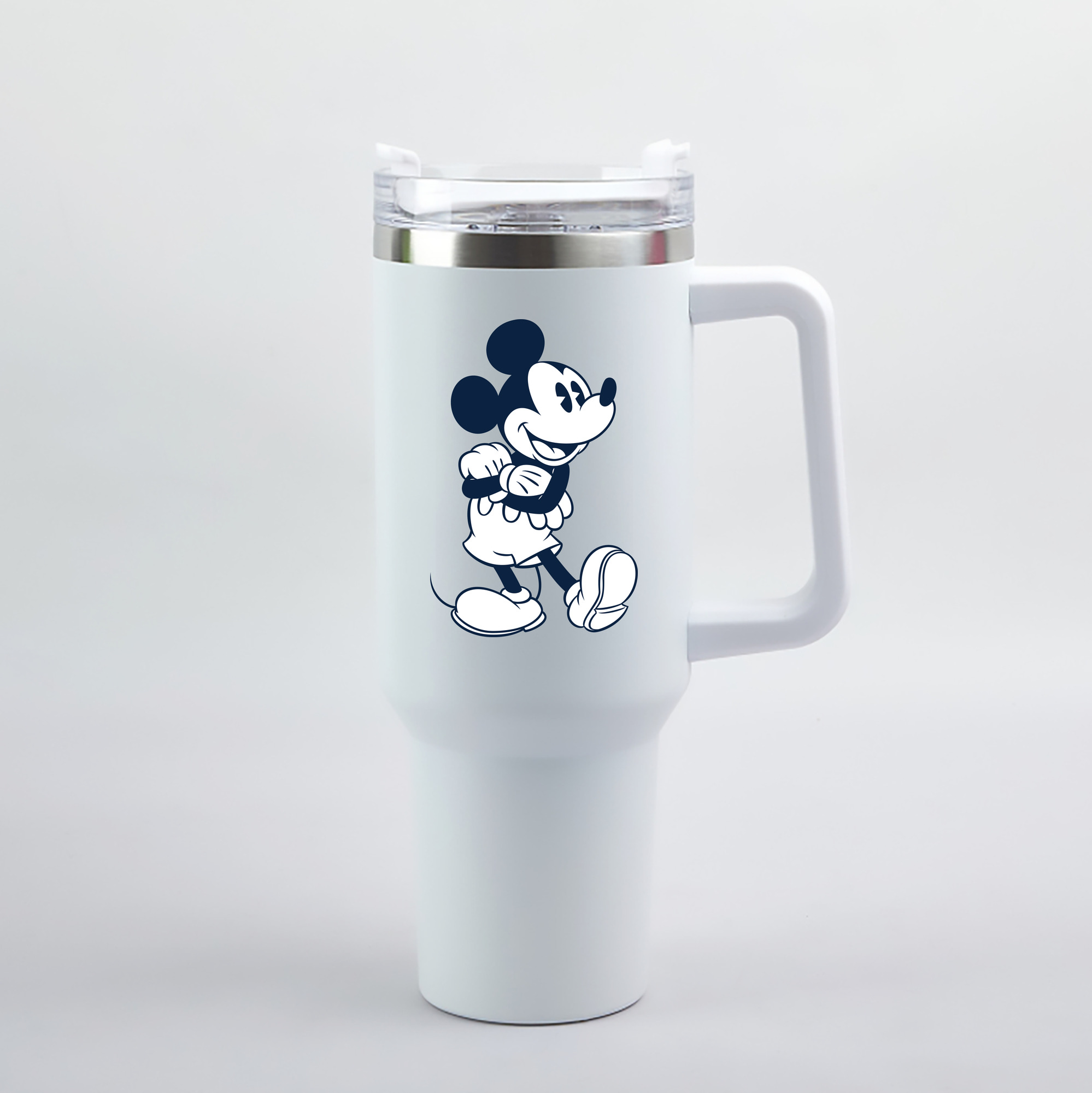 （画像用） ミッキーマウス Mickey Mouse 1200mL車用タンブラー（カラープリント）