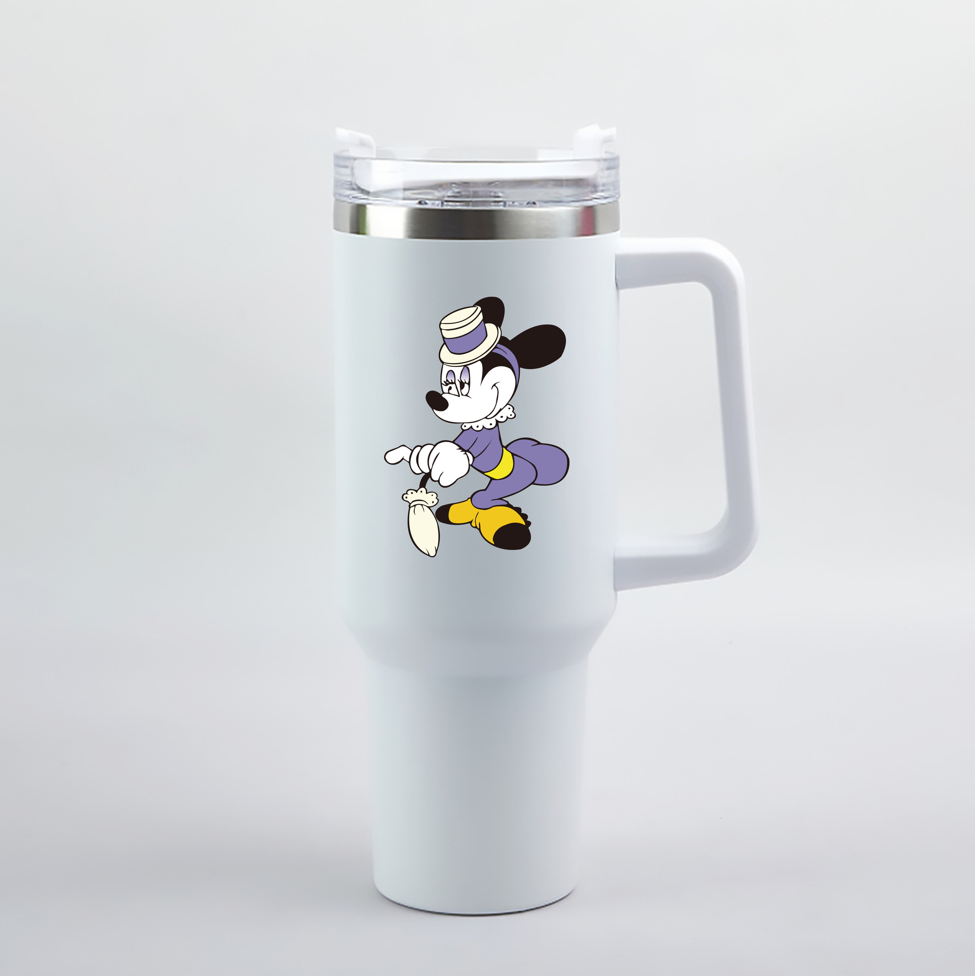 （画像用） ミッキーマウス Mickey Mouse 1200mL車用タンブラー（カラープリント）