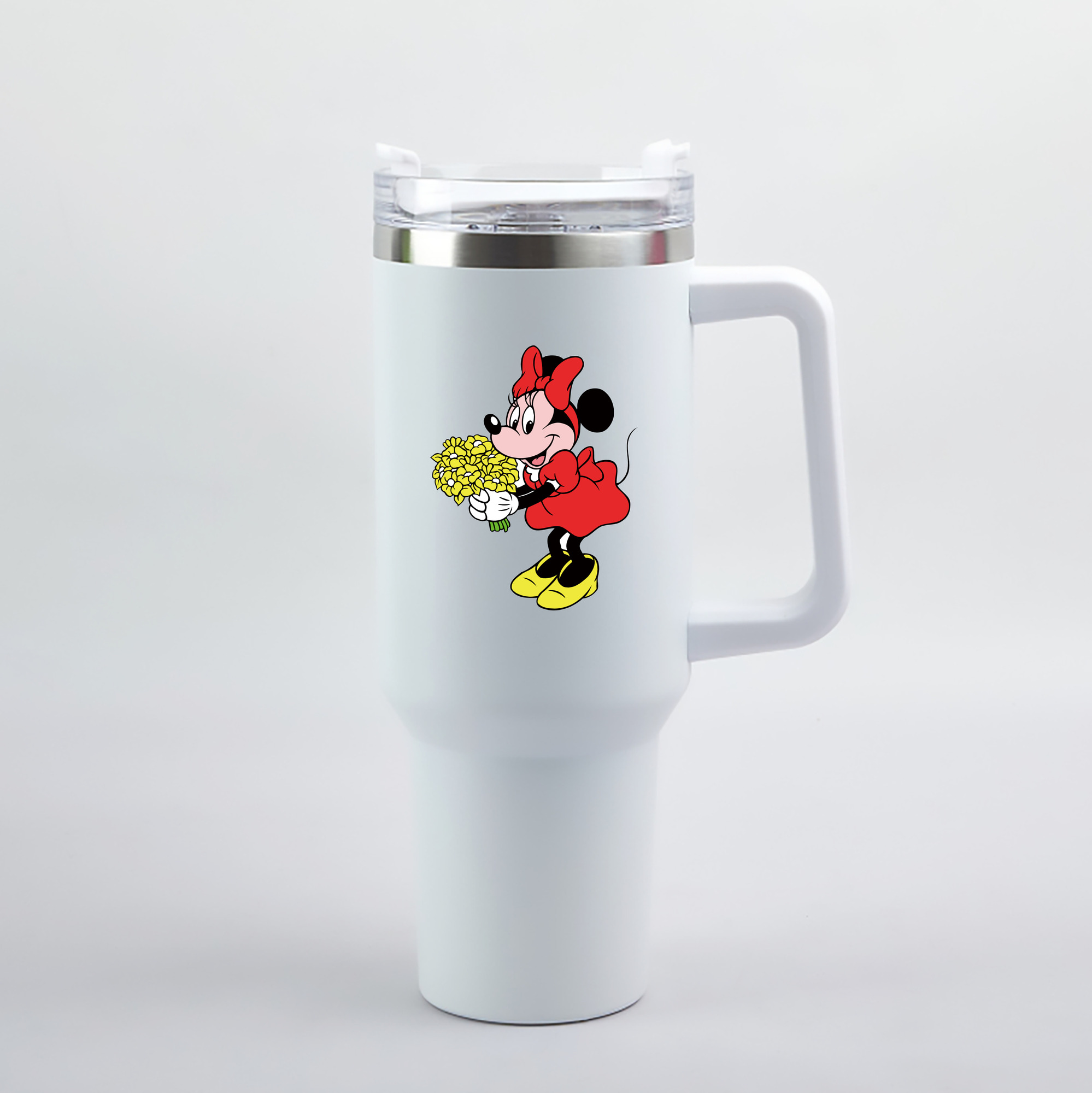 （画像用） ミッキーマウス Mickey Mouse 1200mL車用タンブラー（カラープリント）