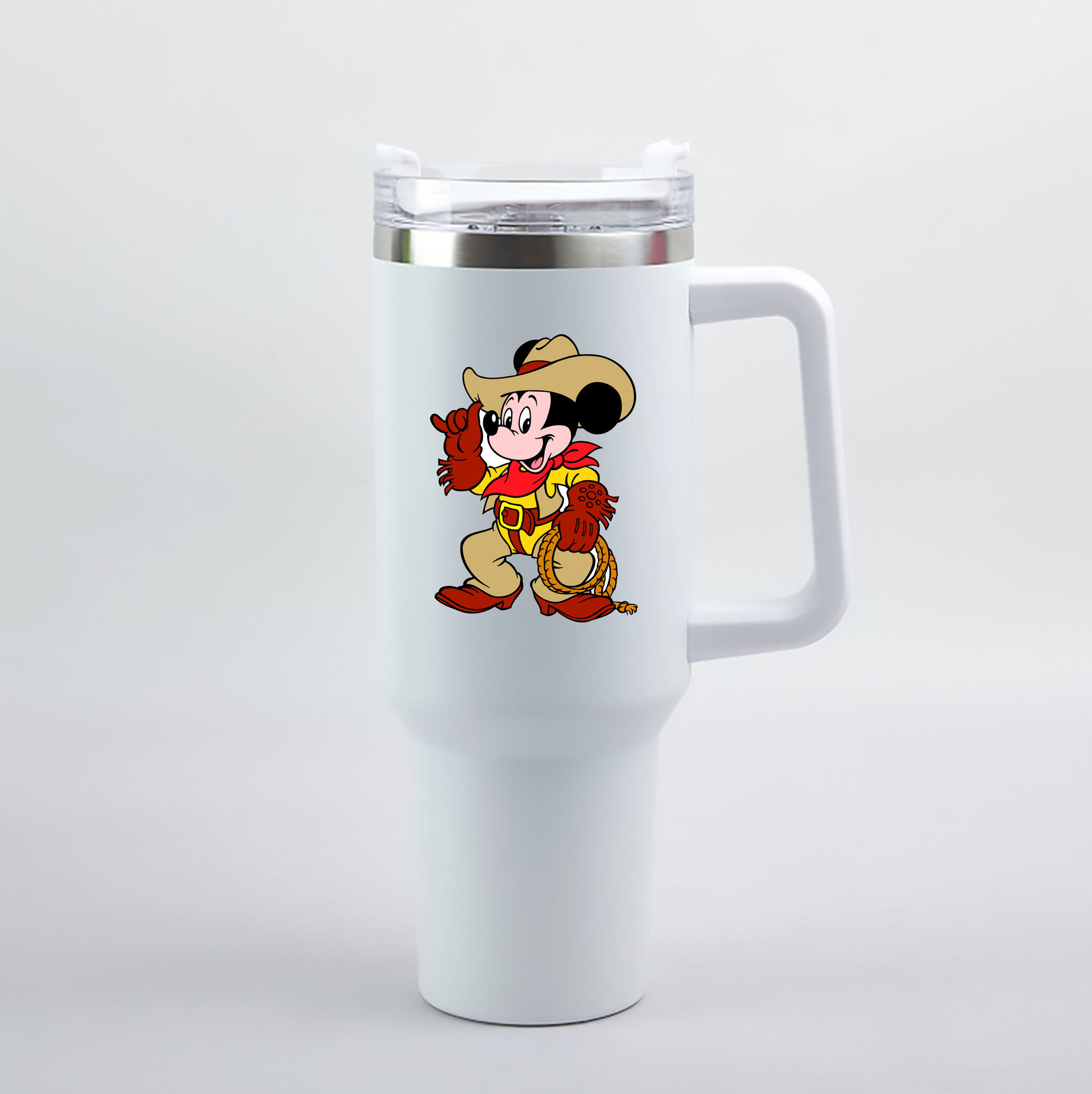 （画像用） ミッキーマウス Mickey Mouse 1200mL車用タンブラー（カラープリント）
