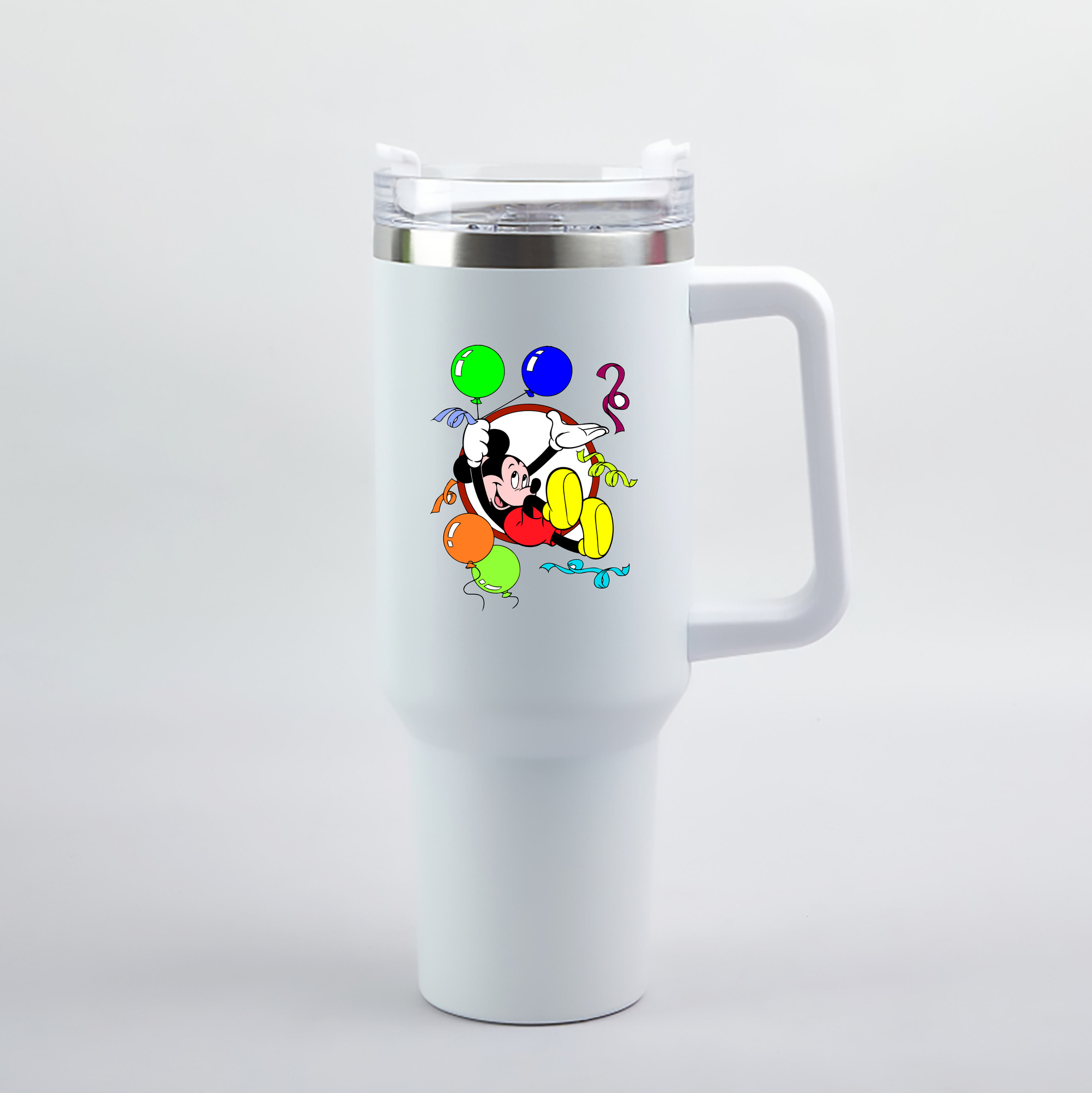 （画像用） ミッキーマウス Mickey Mouse 1200mL車用タンブラー（カラープリント）