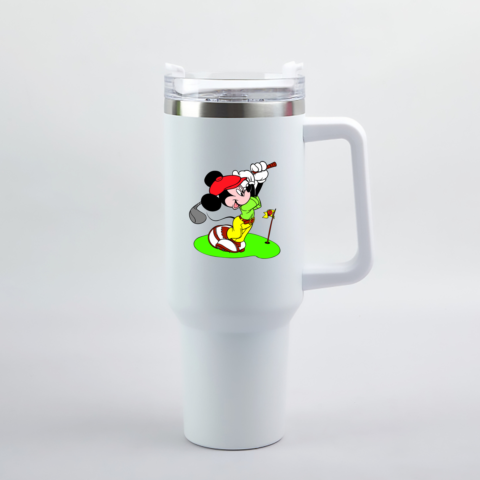 （画像用） ミッキーマウス Mickey Mouse 1200mL車用タンブラー（カラープリント）