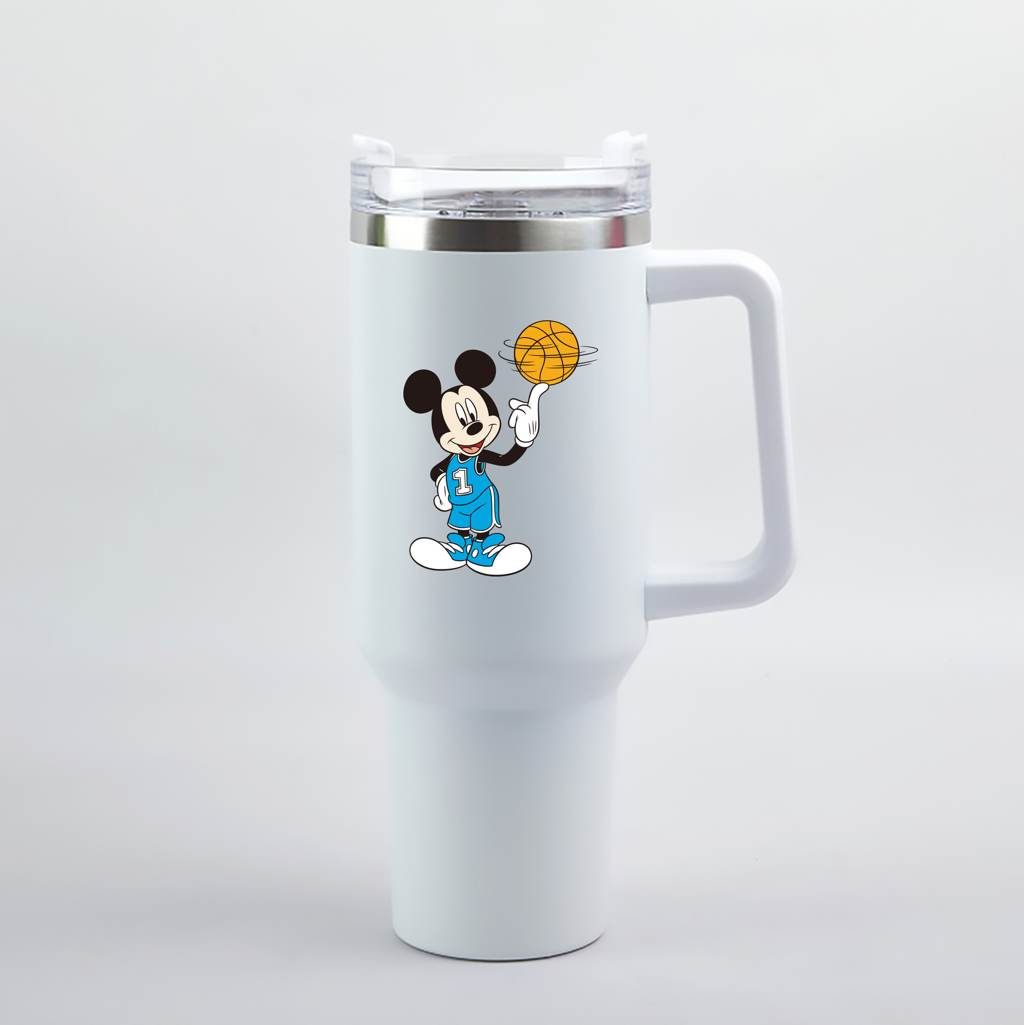 （画像用） ミッキーマウス Mickey Mouse 1200mL車用タンブラー（カラープリント）