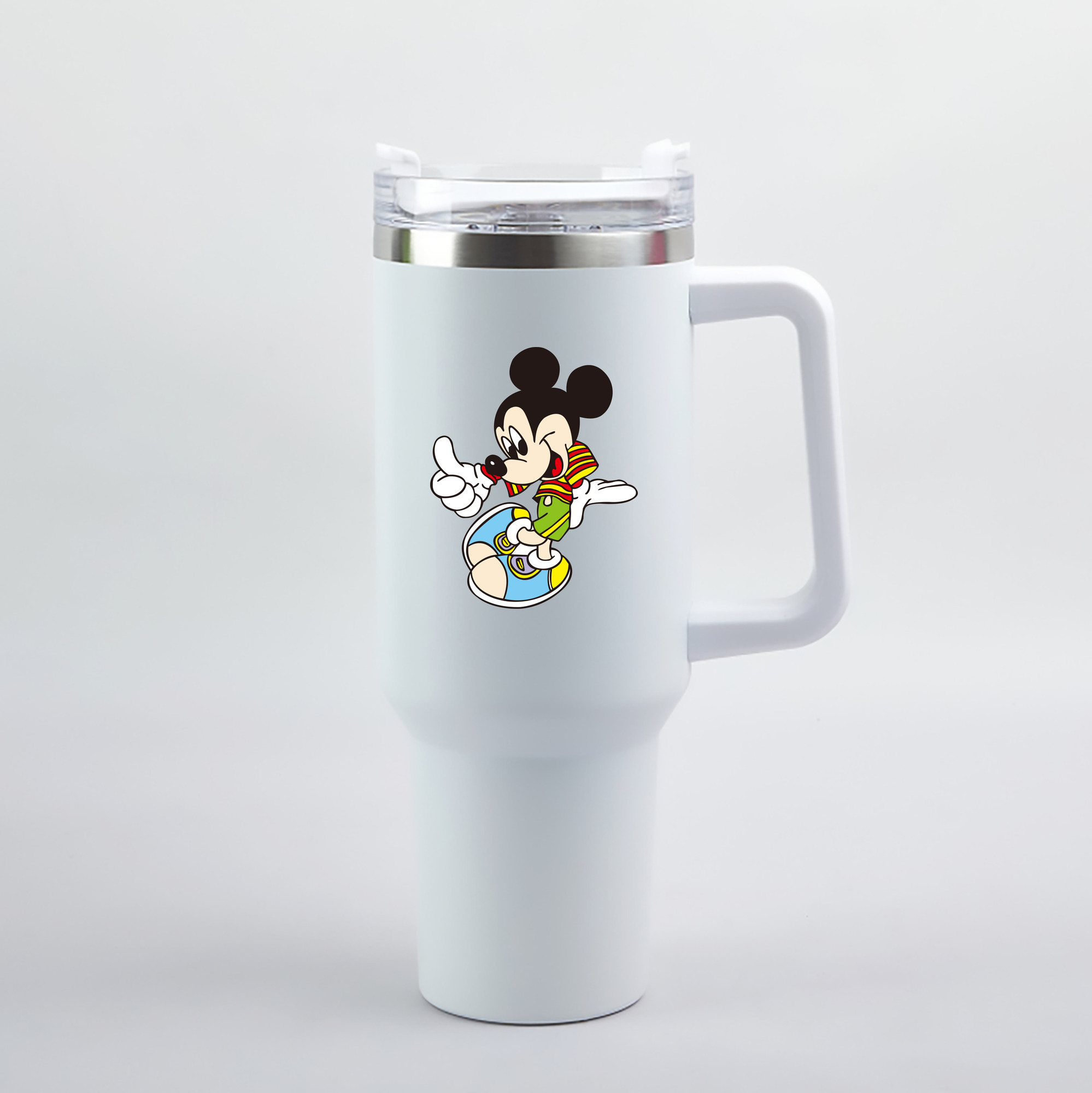 （画像用） ミッキーマウス Mickey Mouse 1200mL車用タンブラー（カラープリント）