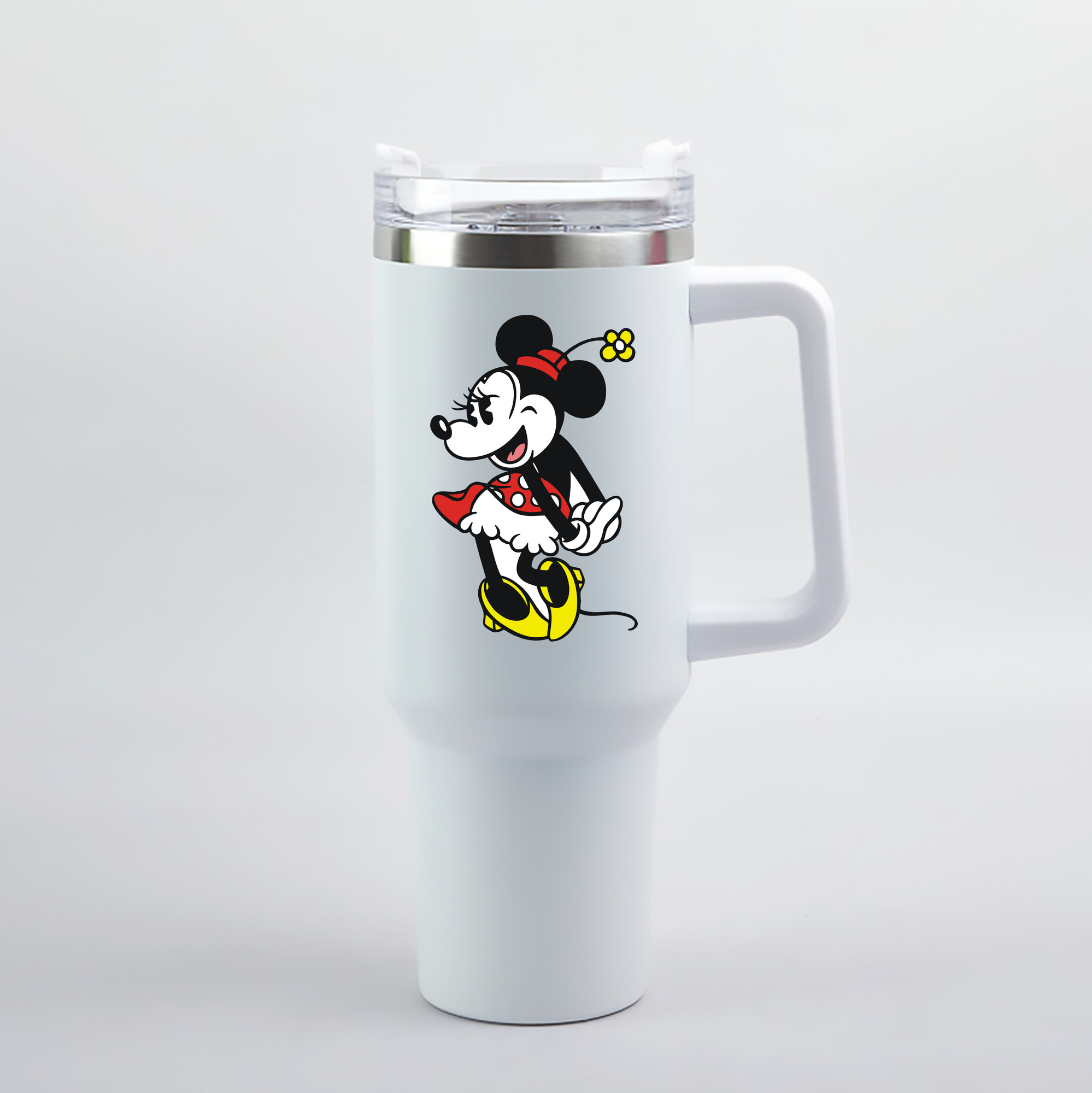 （画像用） ミッキーマウス Mickey Mouse 1200mL車用タンブラー（カラープリント）