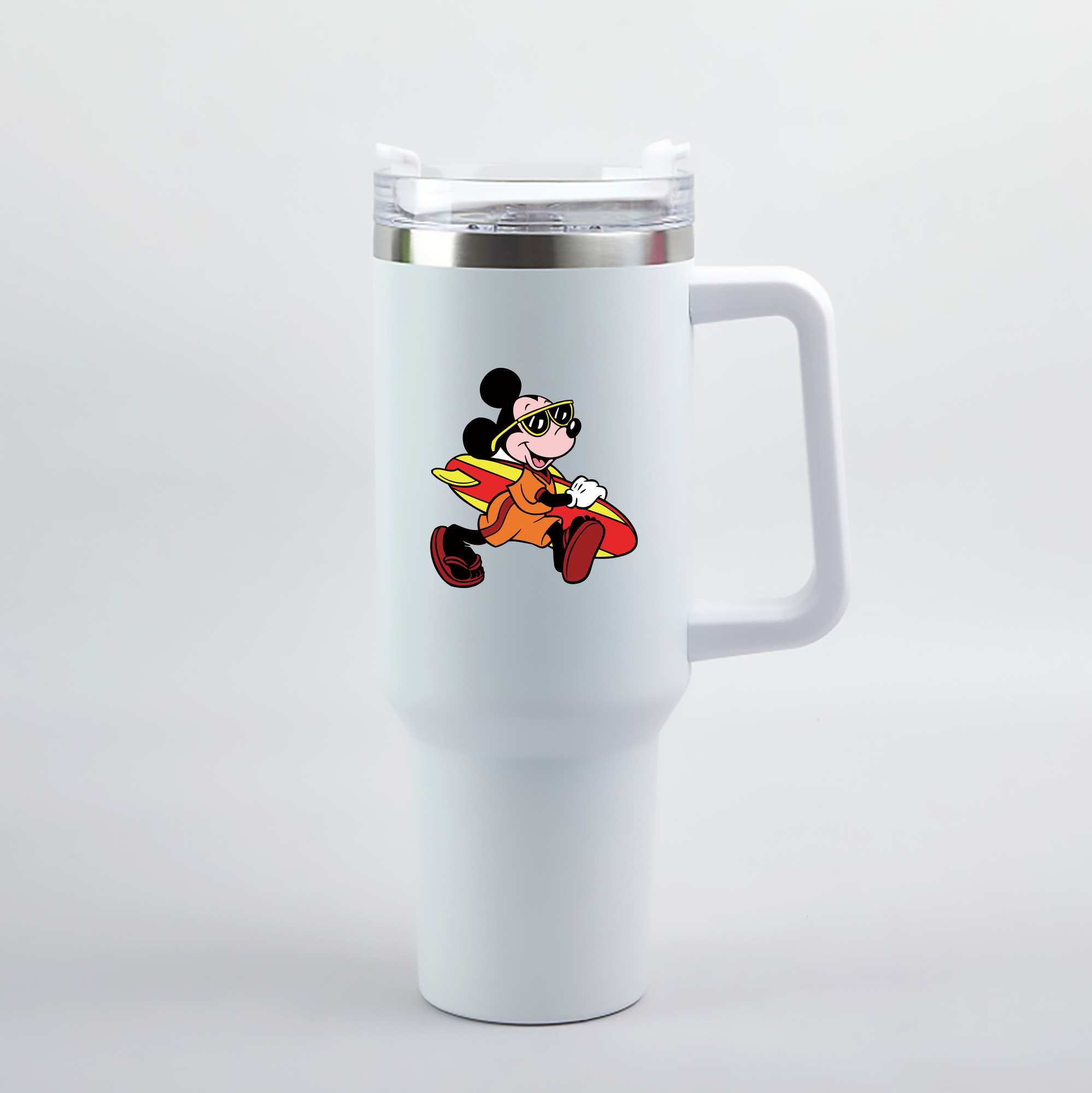 （画像用） ミッキーマウス Mickey Mouse 1200mL車用タンブラー（カラープリント）