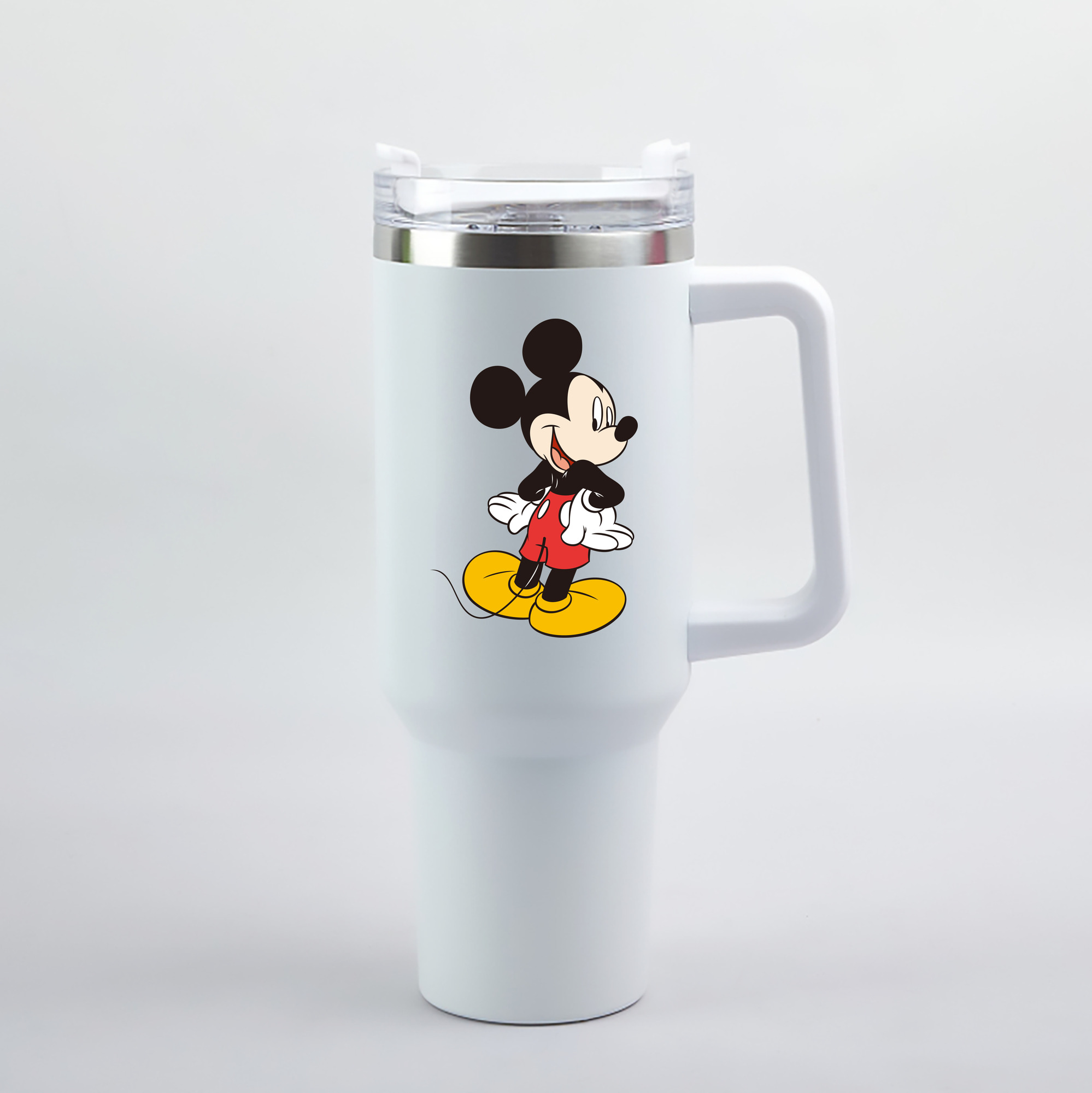 （画像用） ミッキーマウス Mickey Mouse 1200mL車用タンブラー（カラープリント）