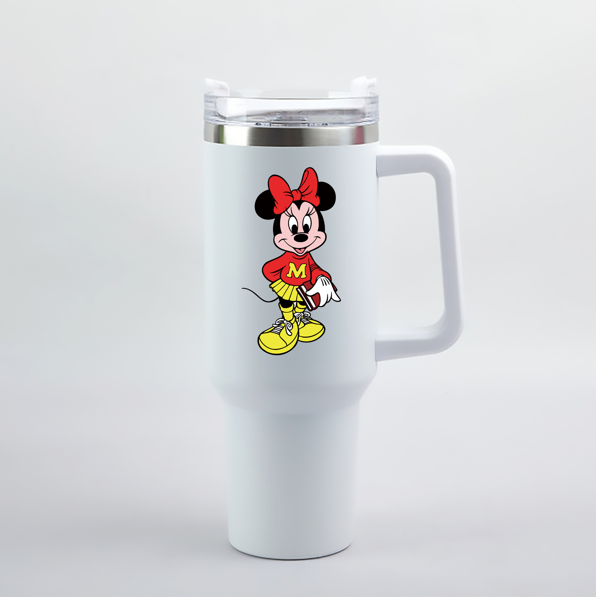 （画像用） ミッキーマウス Mickey Mouse 1200mL車用タンブラー（カラープリント）