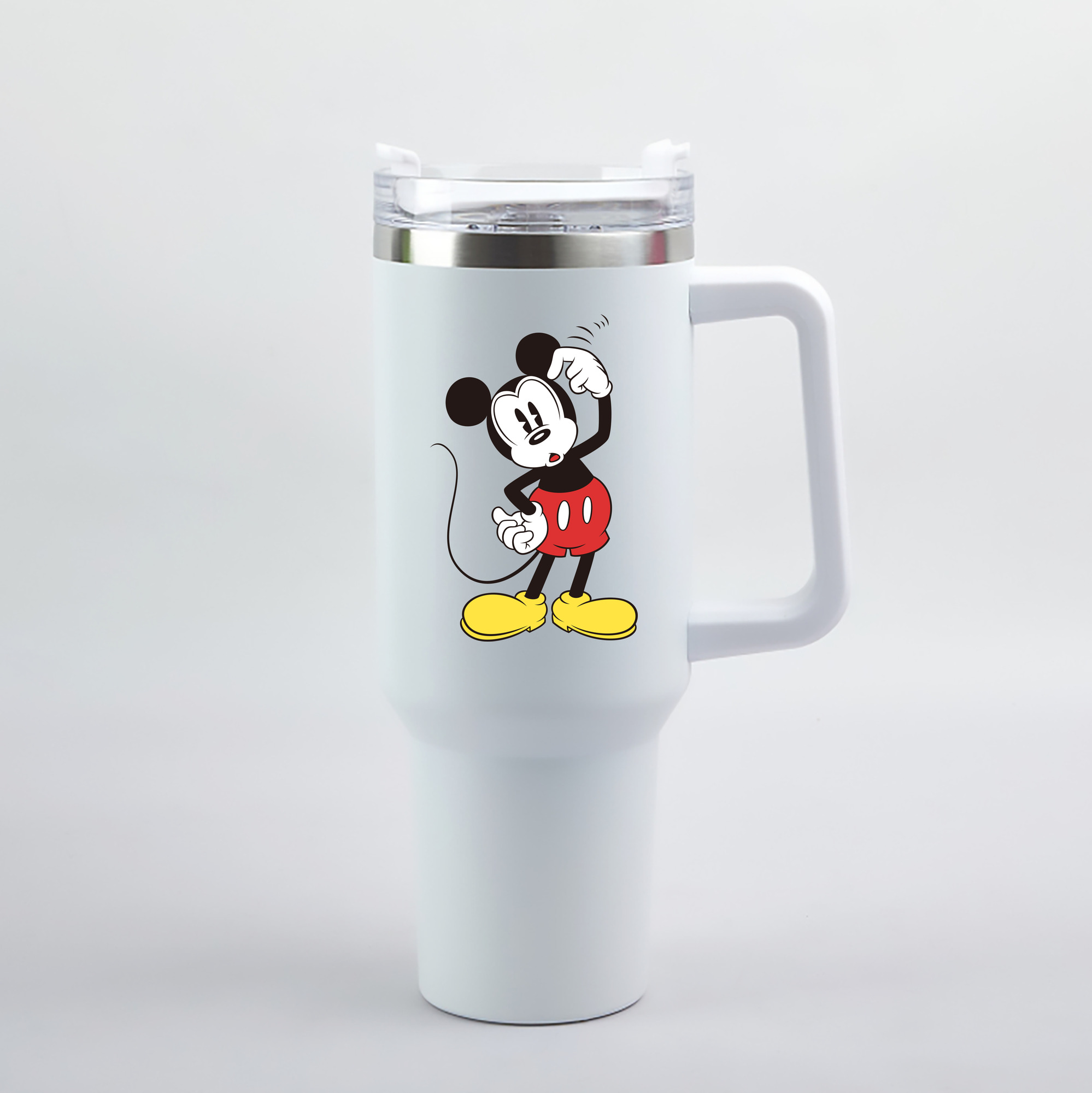 （画像用） ミッキーマウス Mickey Mouse 1200mL車用タンブラー（カラープリント）
