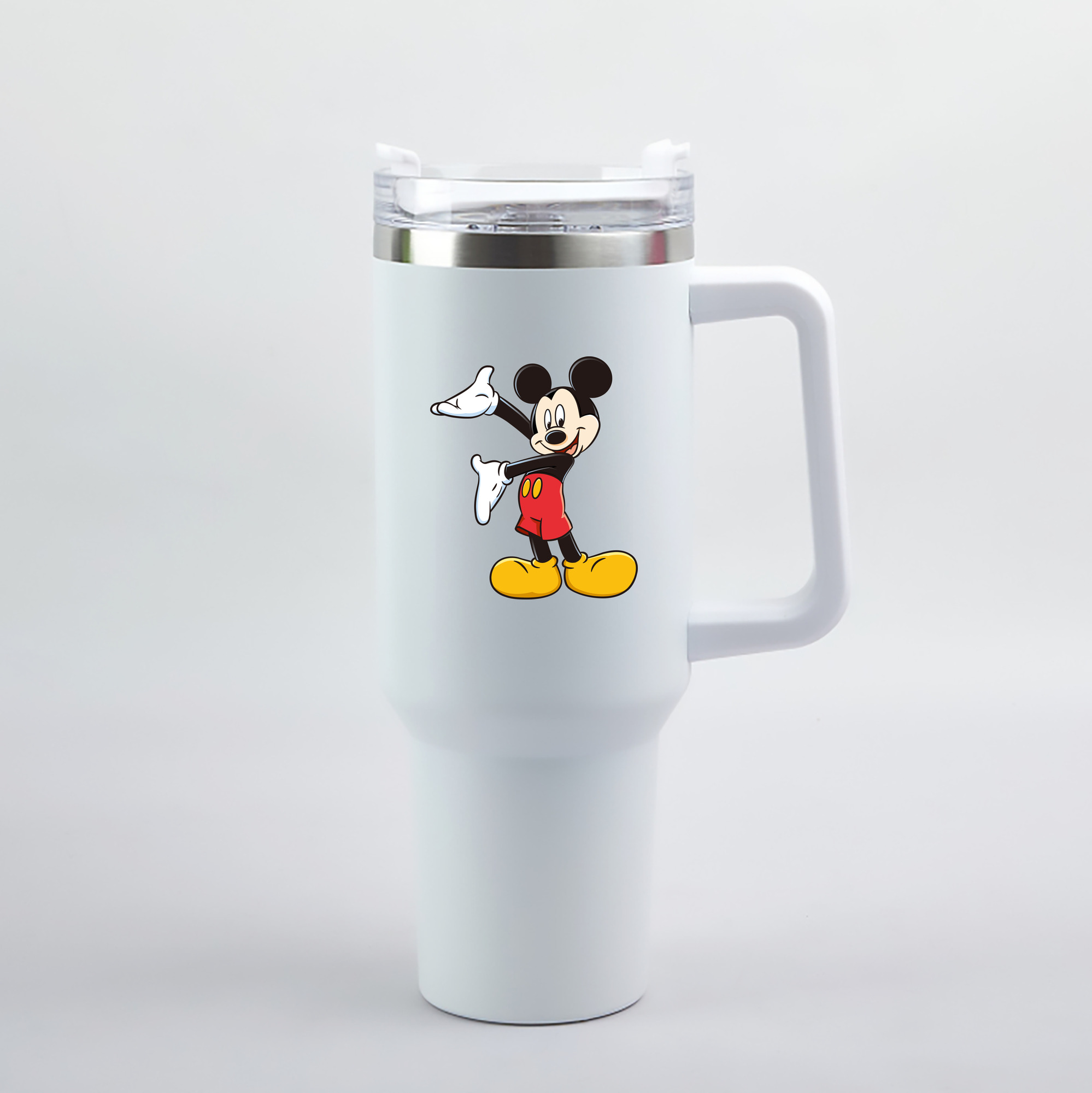 （画像用） ミッキーマウス Mickey Mouse 1200mL車用タンブラー（カラープリント）