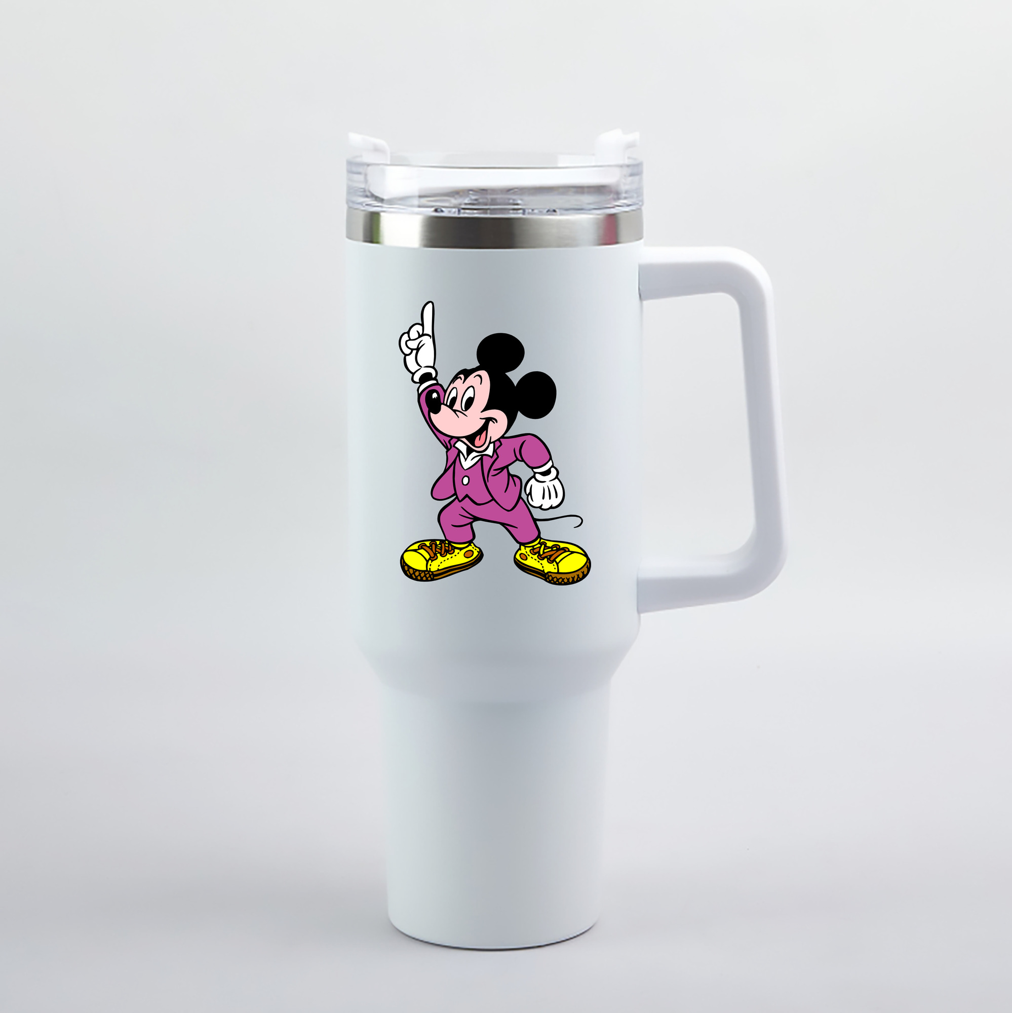 （画像用） ミッキーマウス Mickey Mouse 1200mL車用タンブラー（カラープリント）