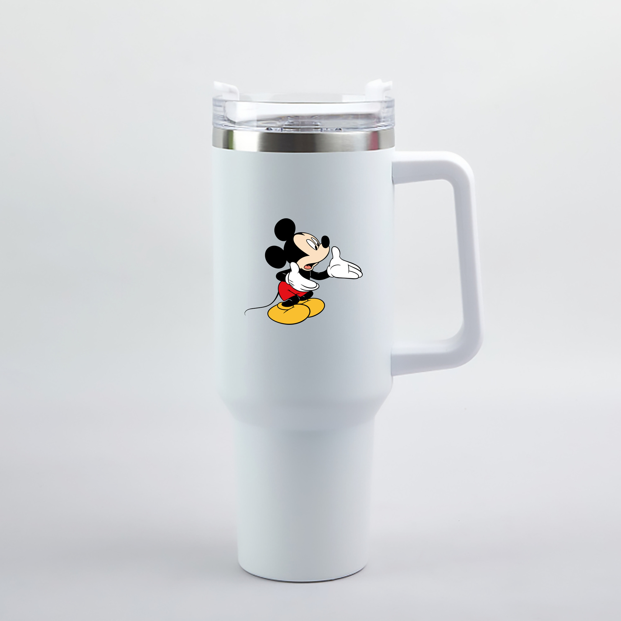 （画像用） ミッキーマウス Mickey Mouse 1200mL車用タンブラー（カラープリント）