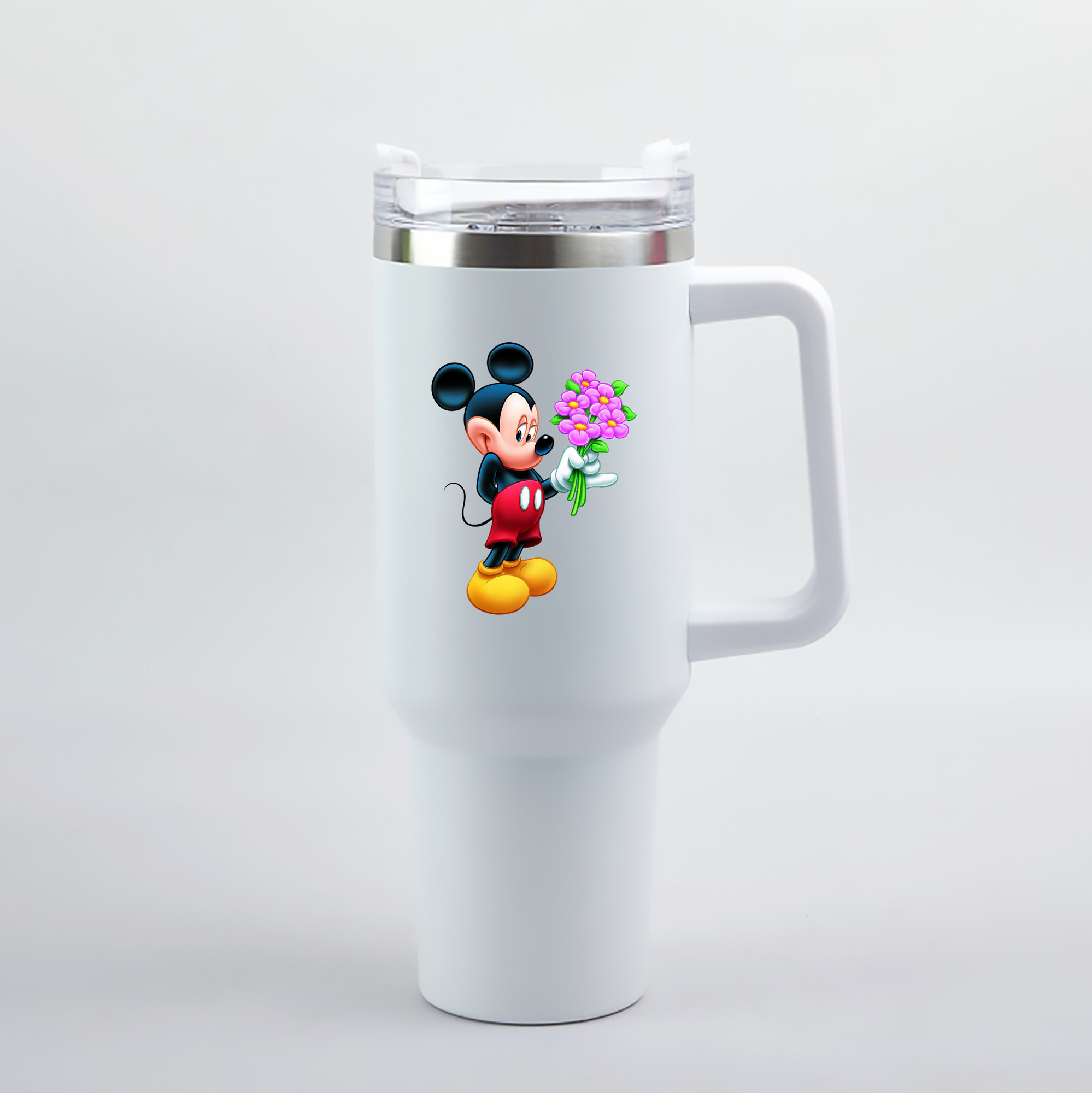 （画像用） ミッキーマウス Mickey Mouse 1200mL車用タンブラー（カラープリント）