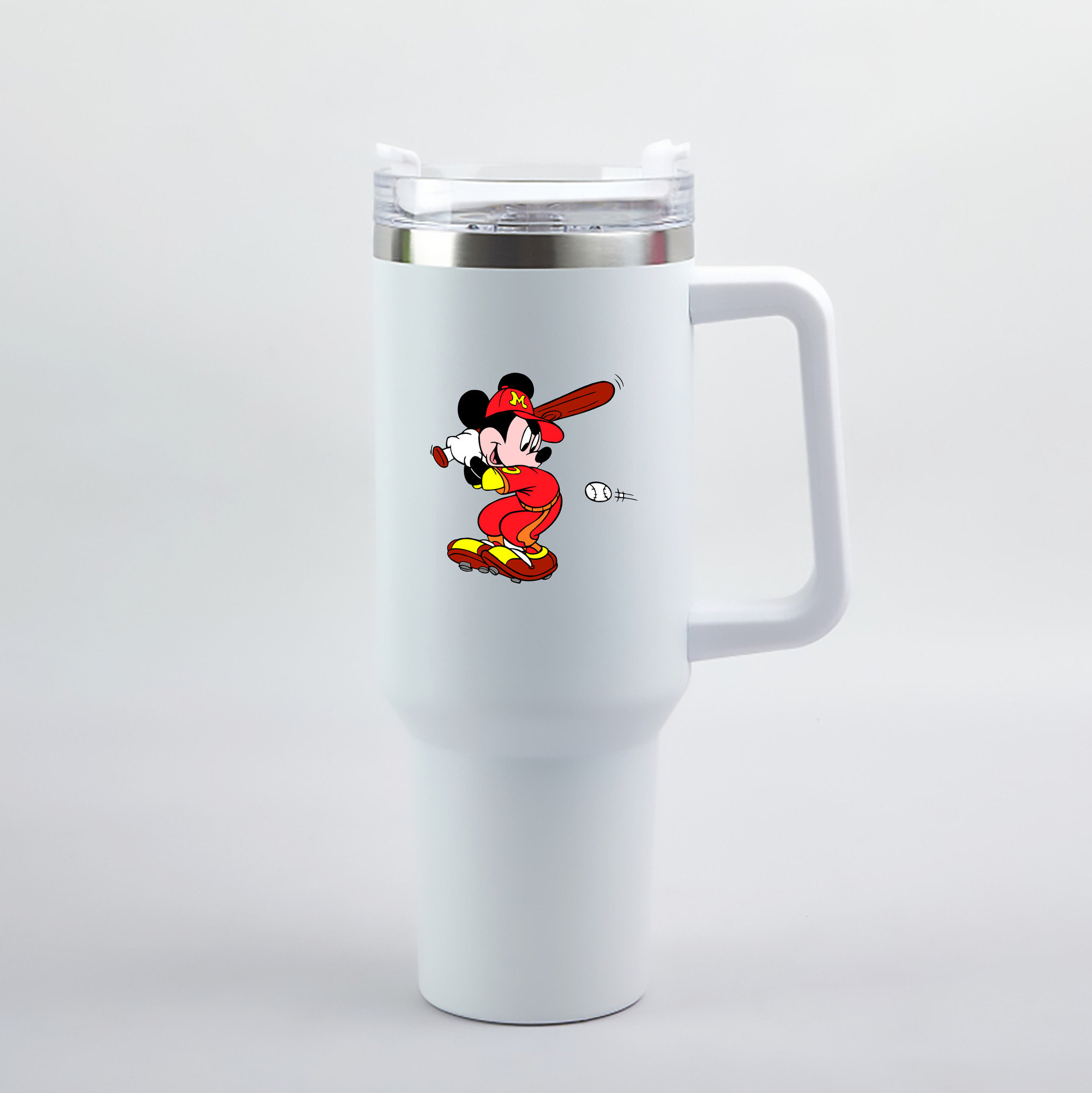 （画像用） ミッキーマウス Mickey Mouse 1200mL車用タンブラー（カラープリント）