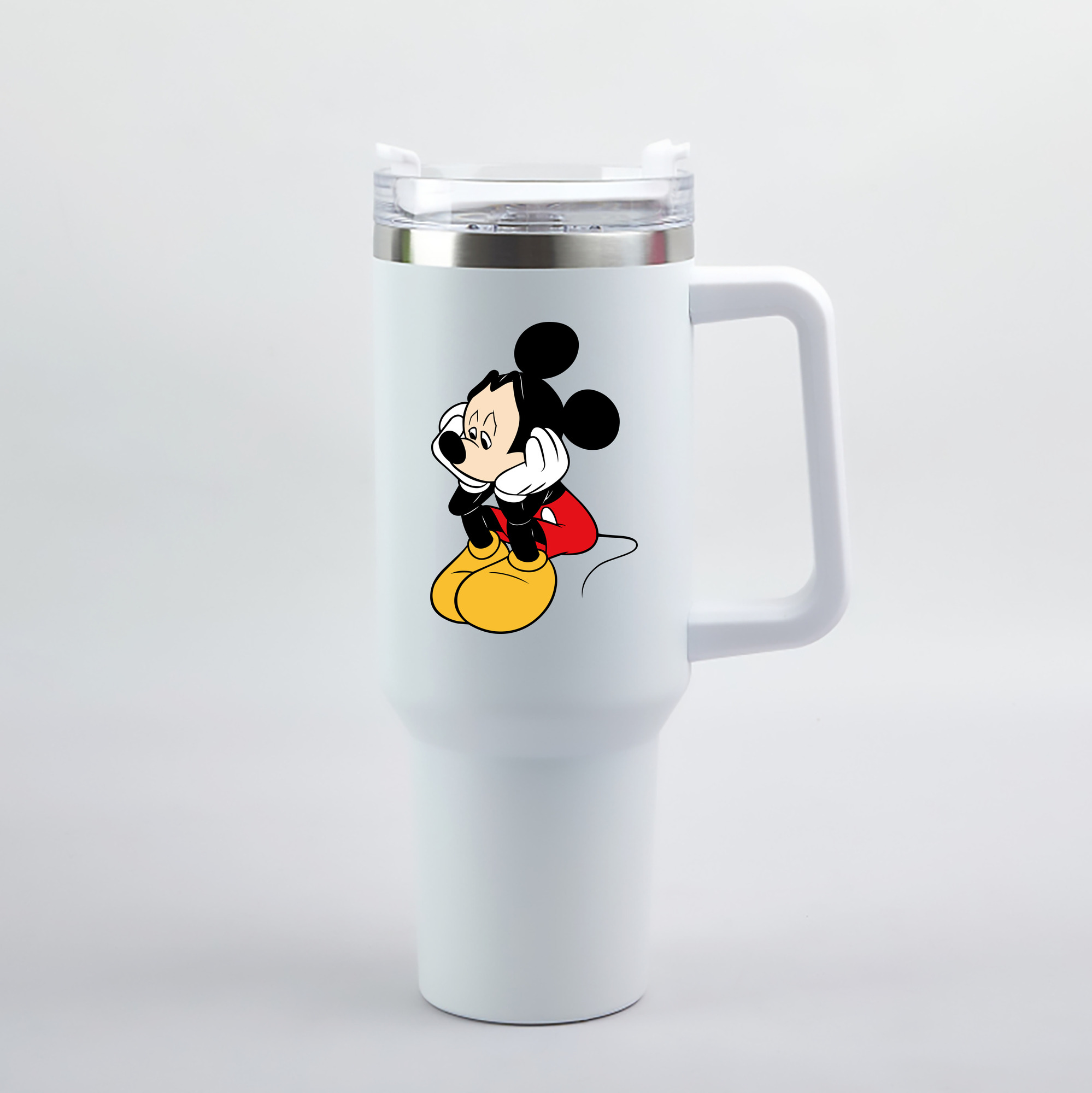 （画像用） ミッキーマウス Mickey Mouse 1200mL車用タンブラー（カラープリント）